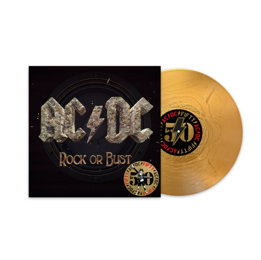 AC/DC - ROCK OR BUST (50TH ANNIVERSARY GOLD VINYL)