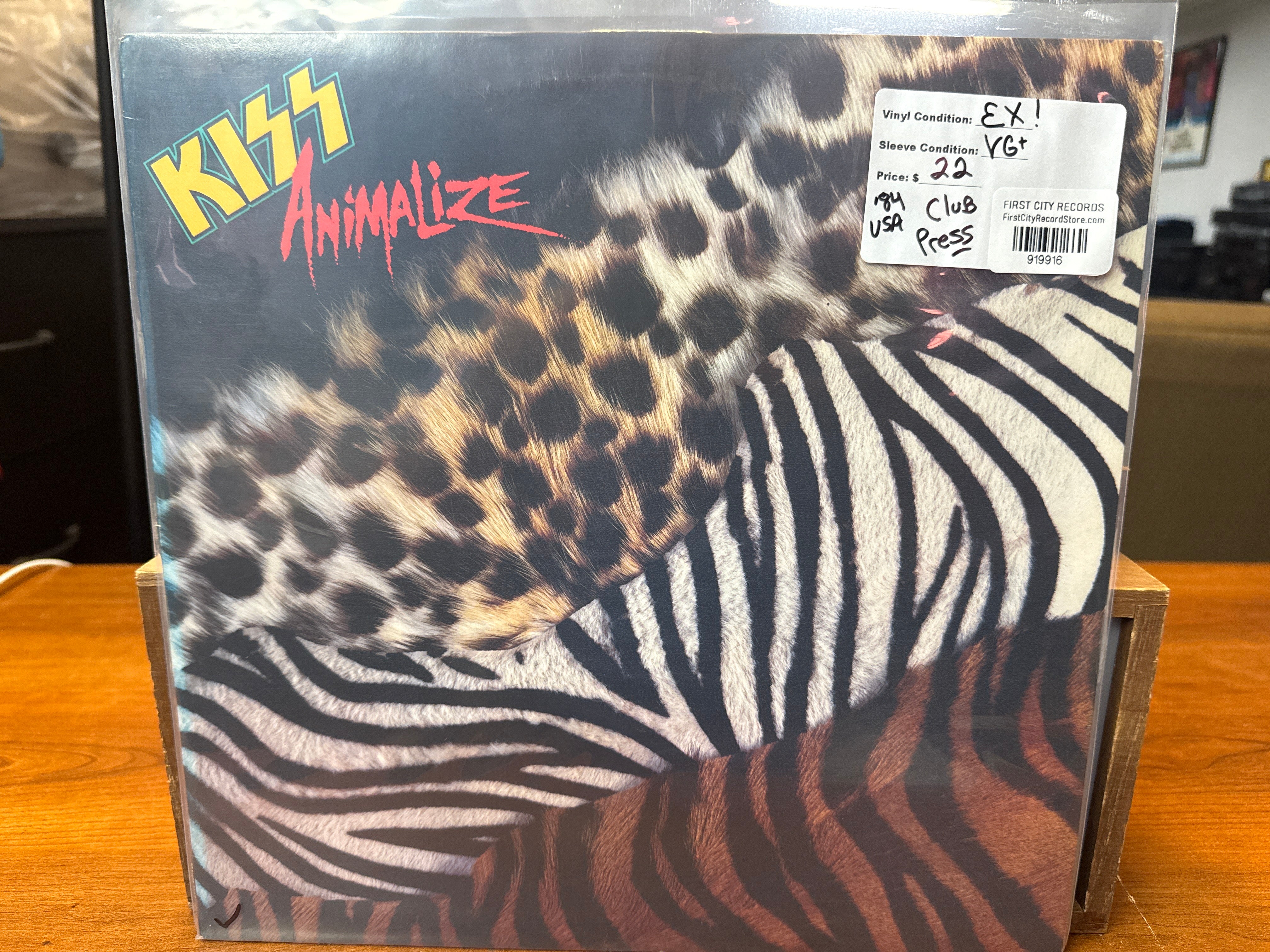 Kiss - Animalize (1984, Club Press, USED)