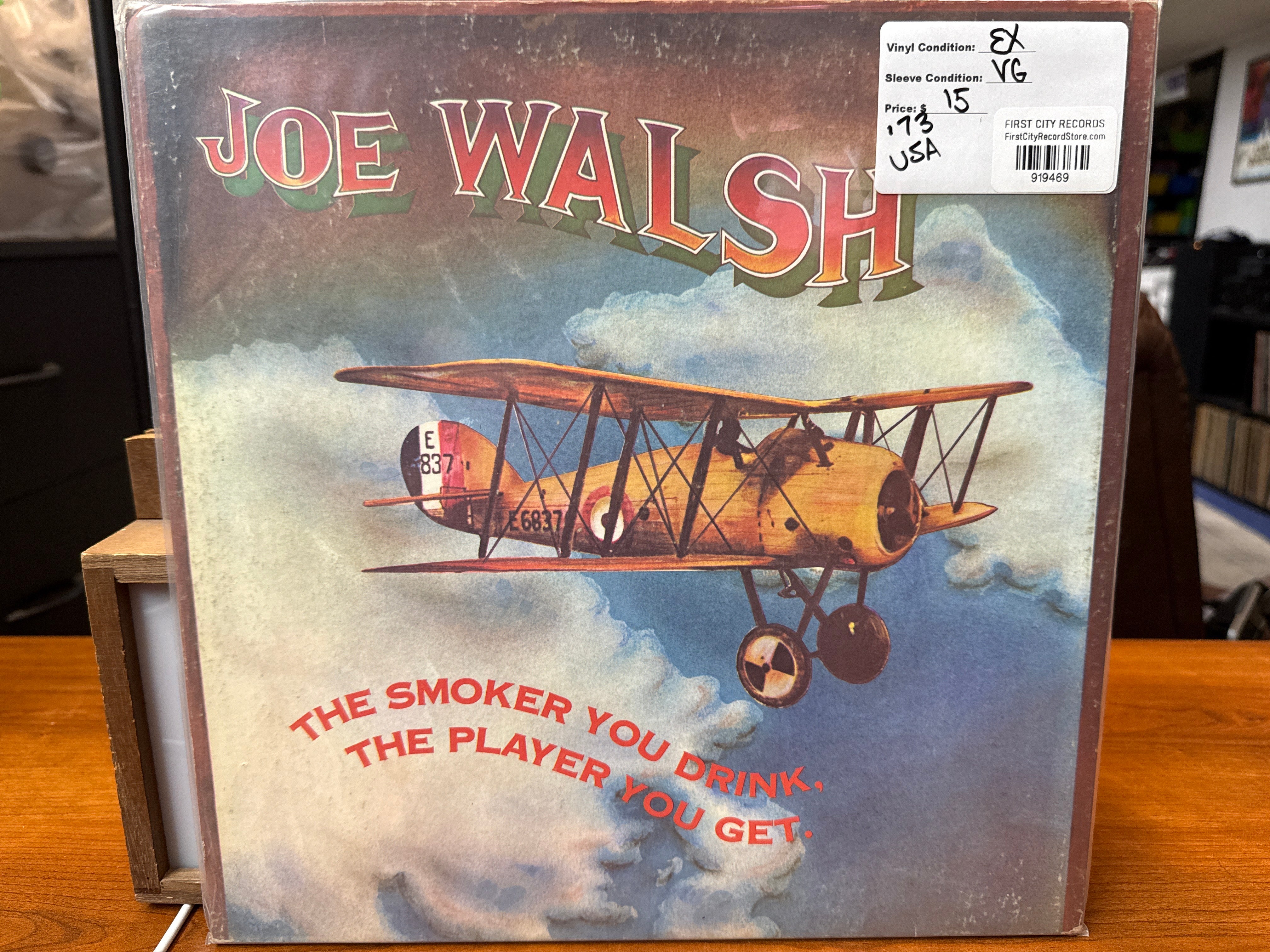 Joe Walsh - The Smoker You Drink The Player You Get (1973, USED)