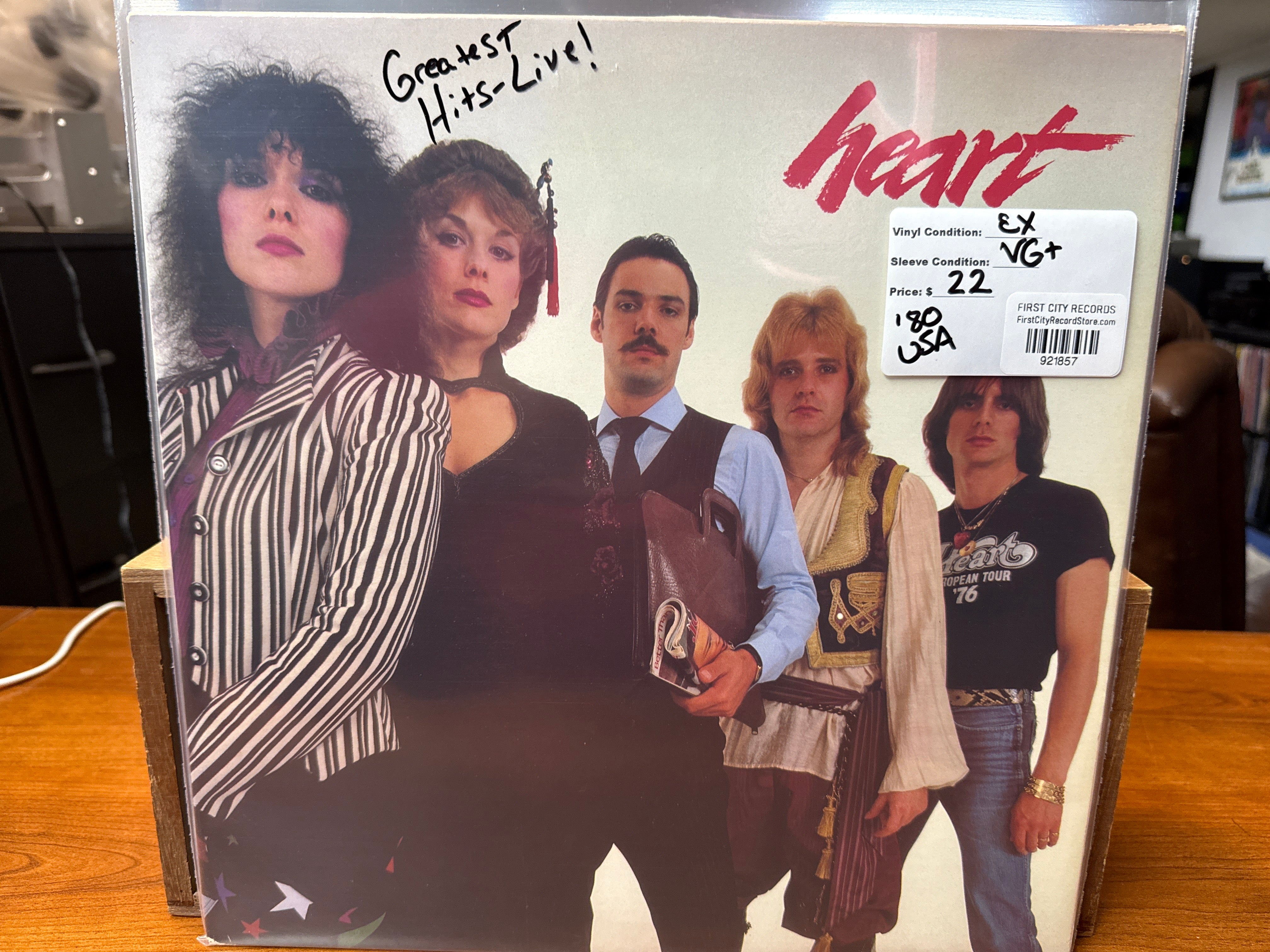 Heart - Greatest Hits Live (1980, USED)
