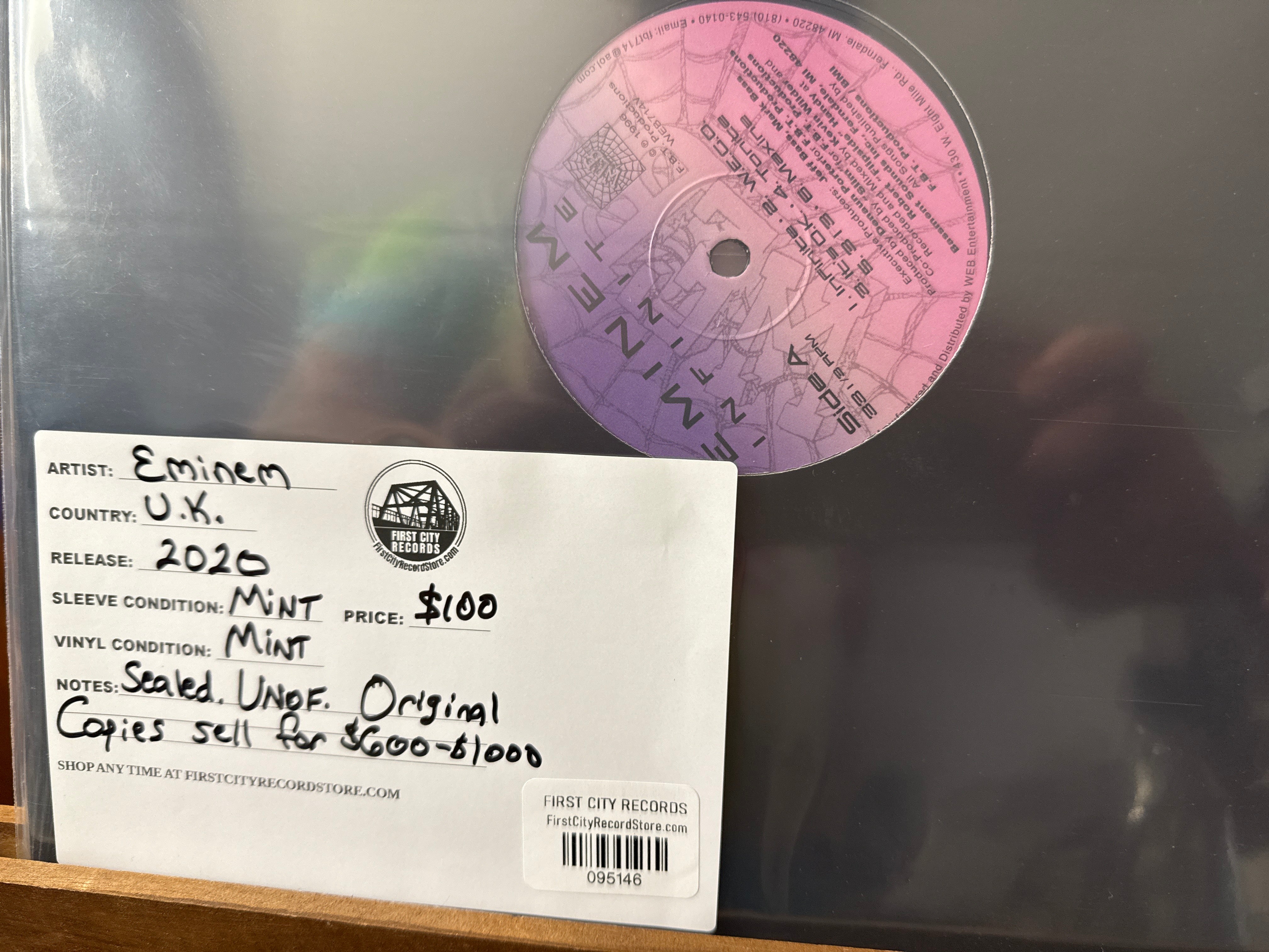 Eminem - Infinite (2020 UK, SEALED)
