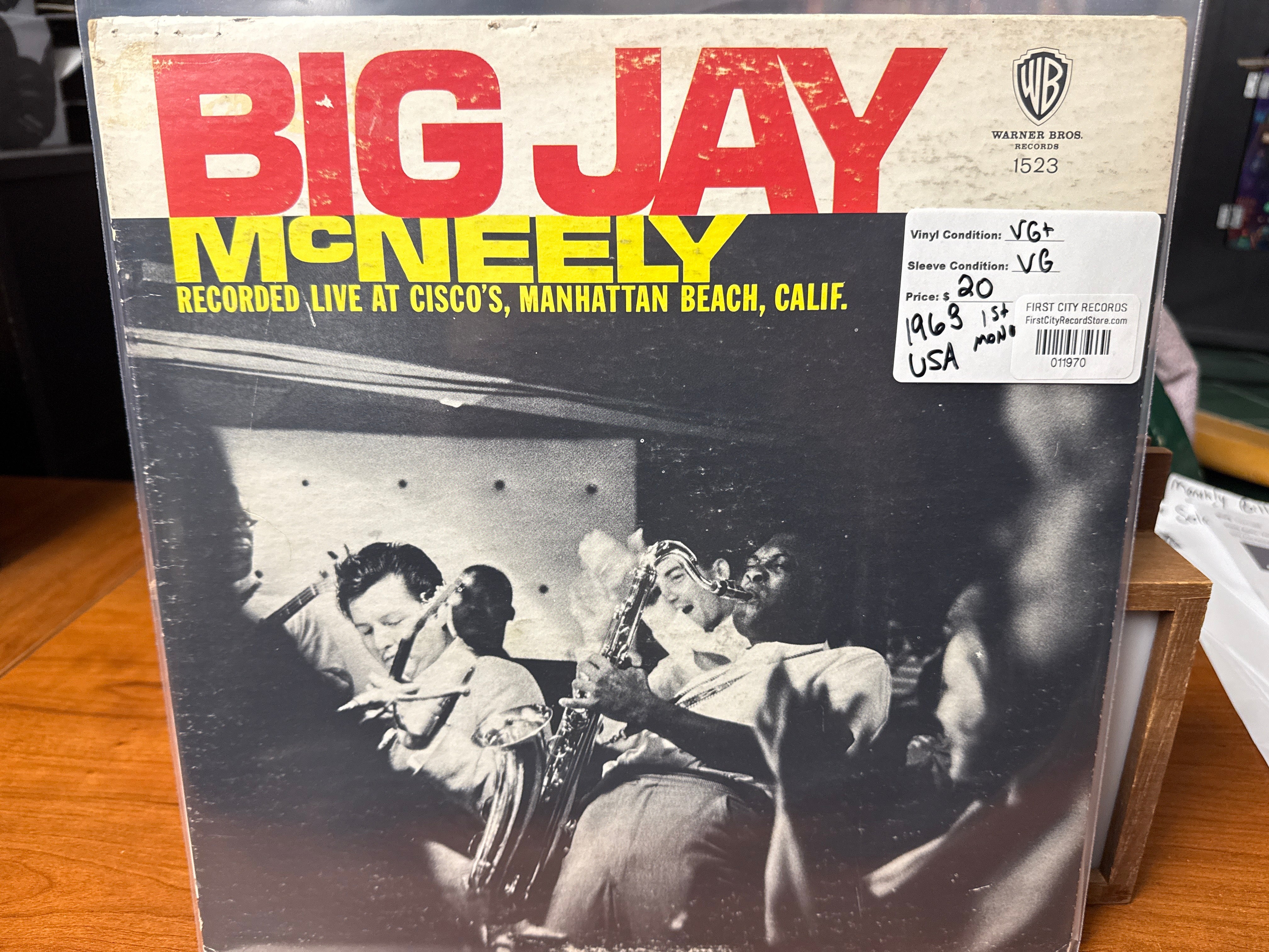 Big Jay McNeely - Recorded Live at Cisco's (1963, 1st Mono, USED)