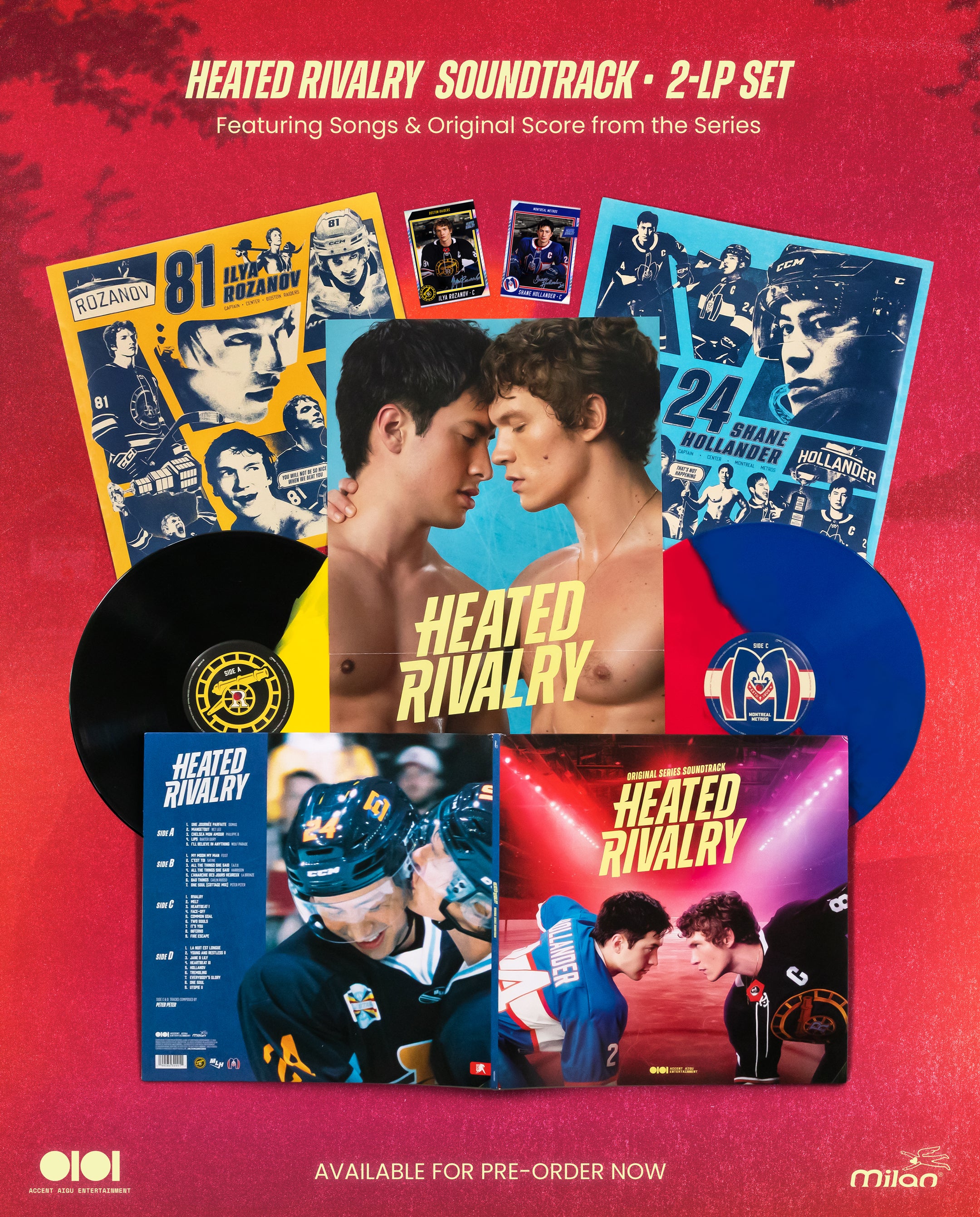 Heated Rivalry Soundtrack (Colored Vinyl)