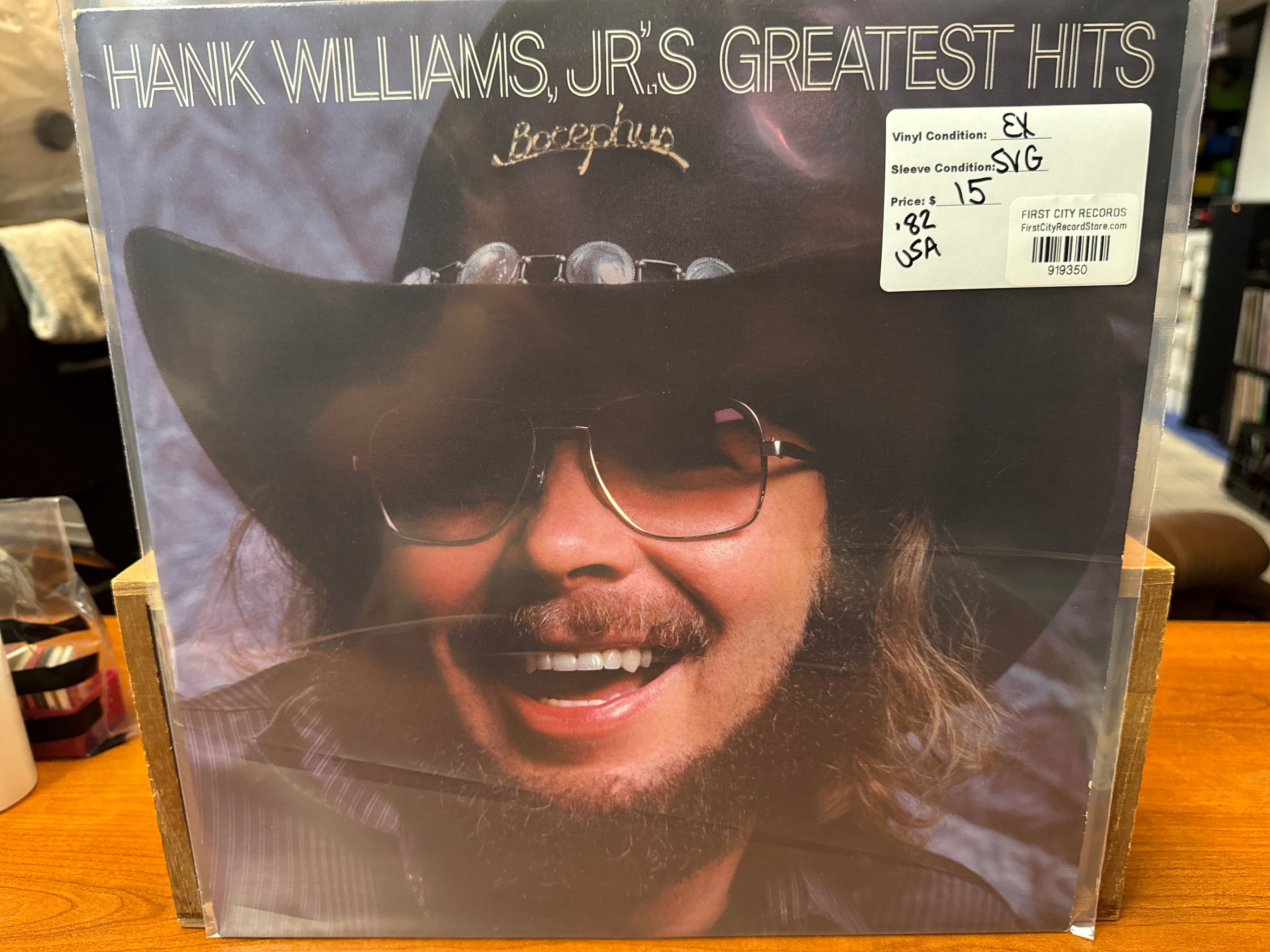 Hank Williams Jr - Greatest Hits (1982, USED)