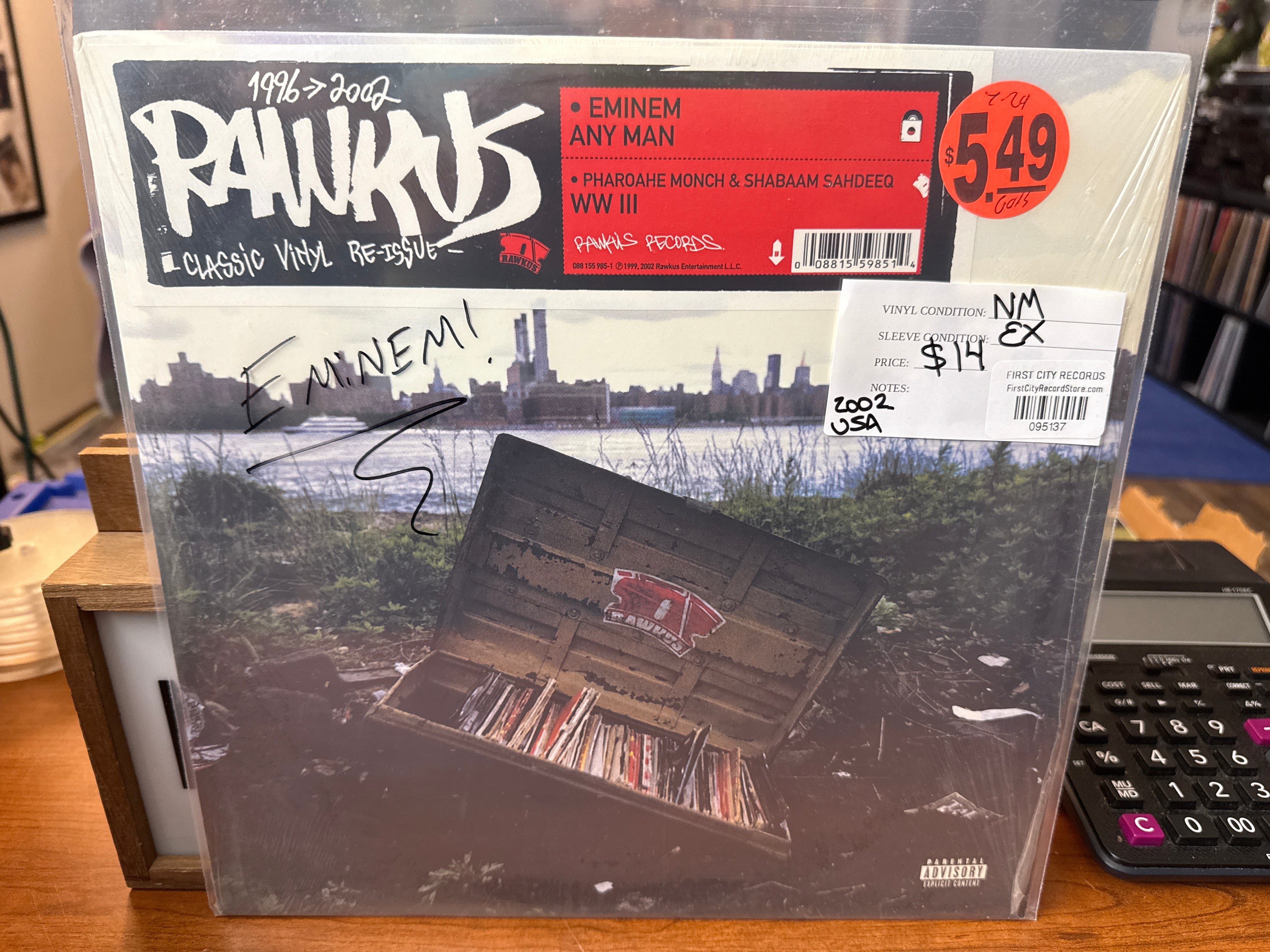 Eminem - RAWKUS 12" Single (2002, USED)