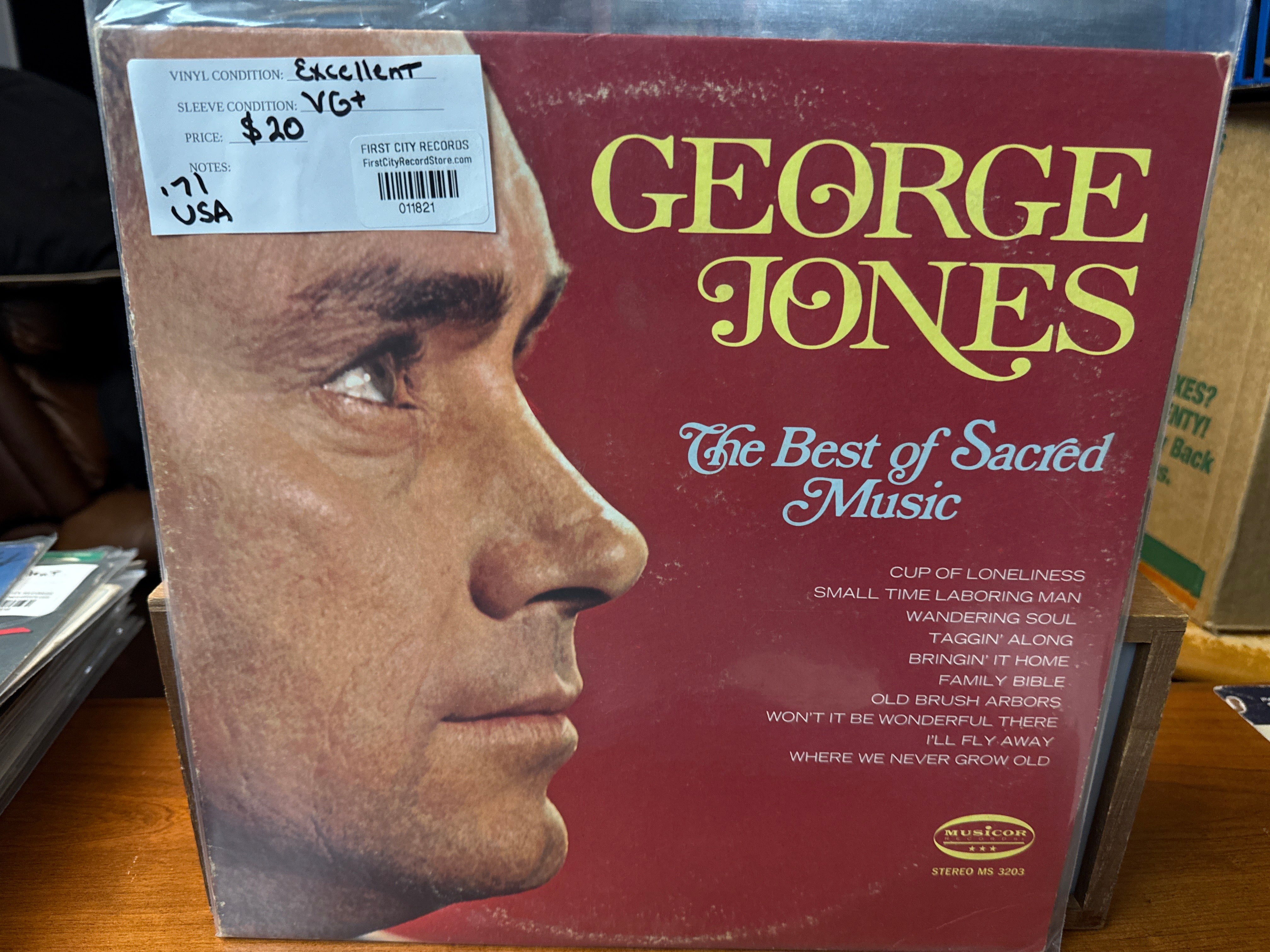 George Jones - The Best of Sacred Music (1971, USED)
