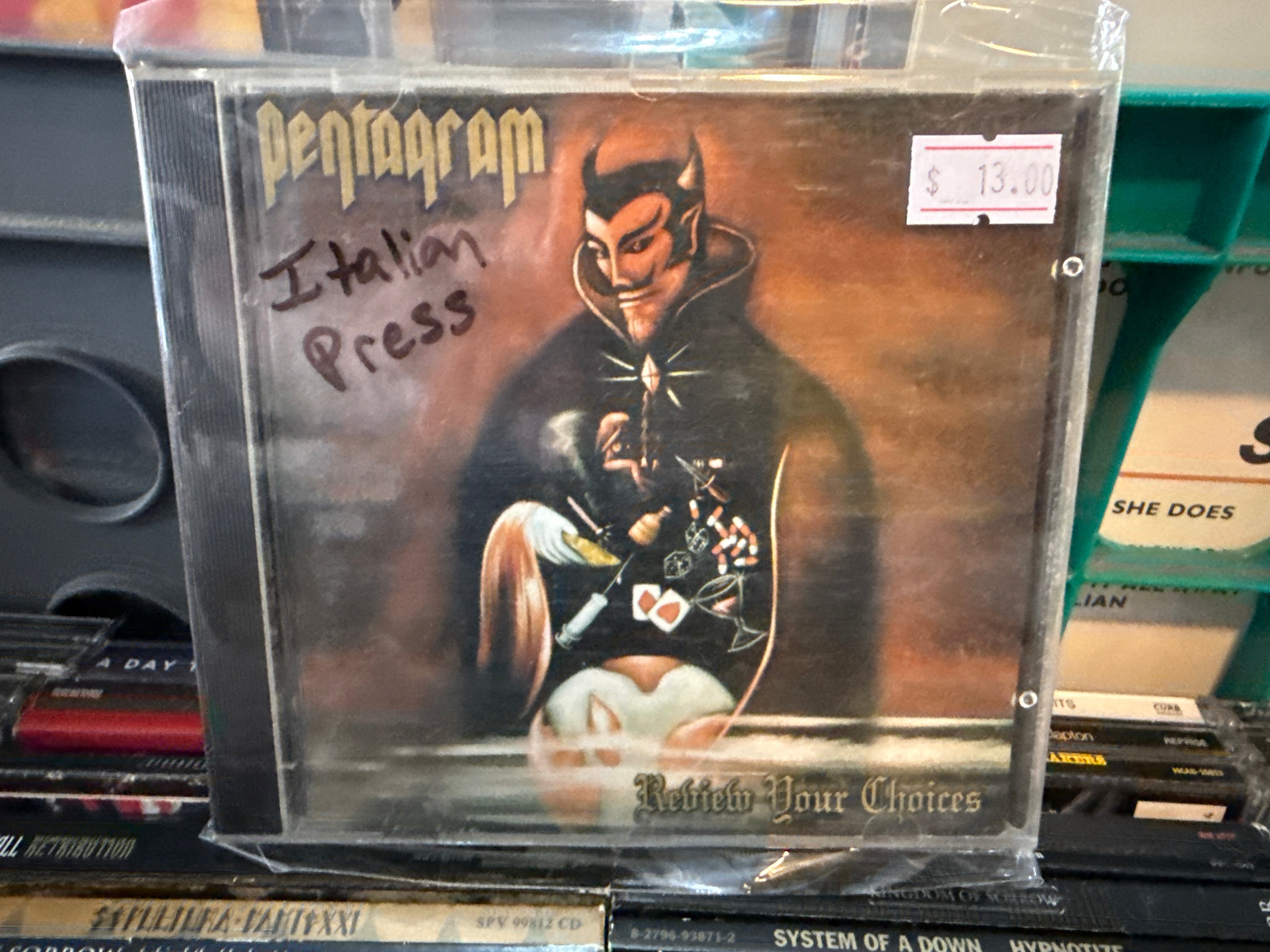 Pentagram - Rebiew Your Choices (Italian Pressing, CD)