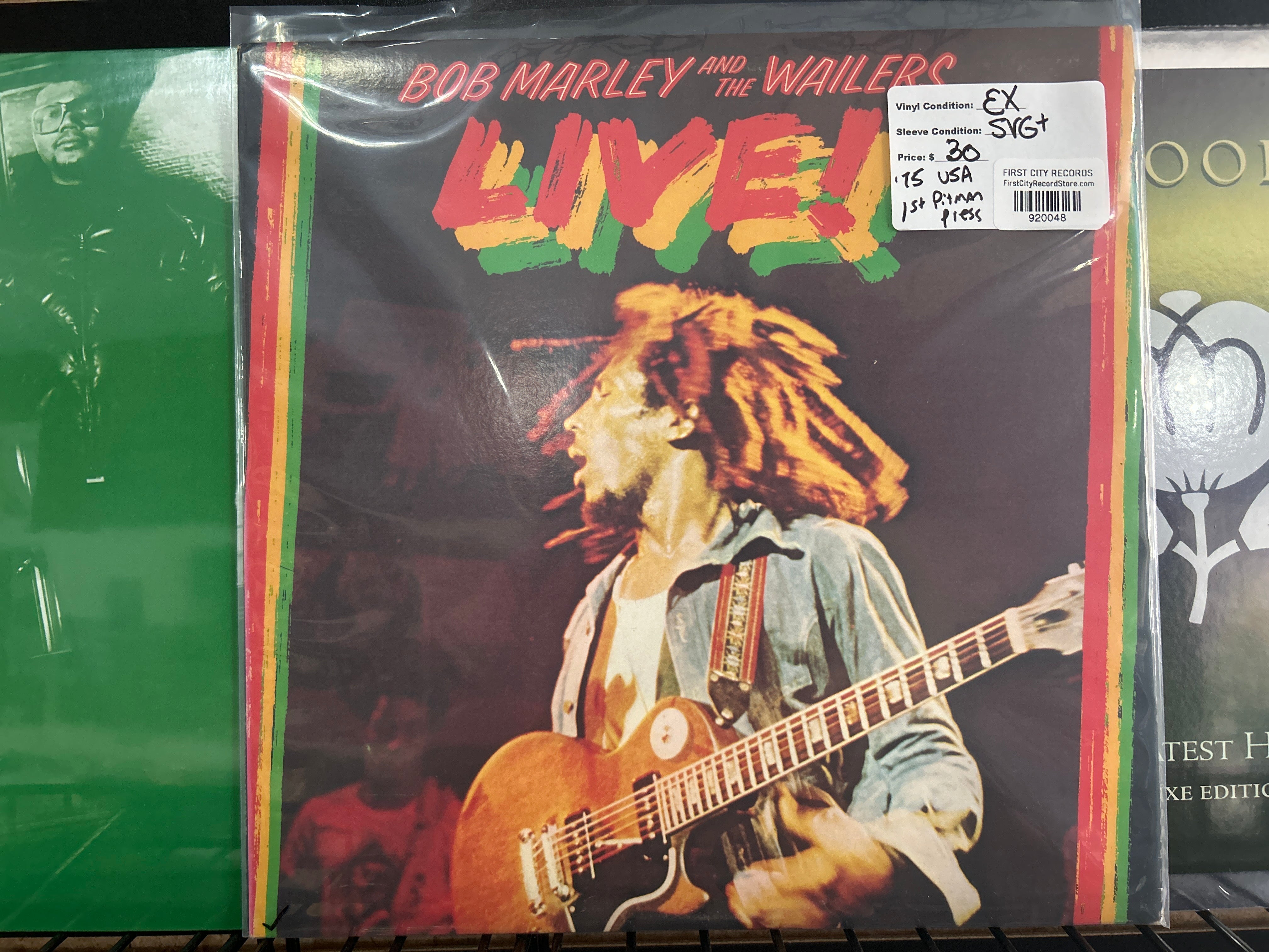 Bob Marley & The Wailers - LIVE! (1975, USED)