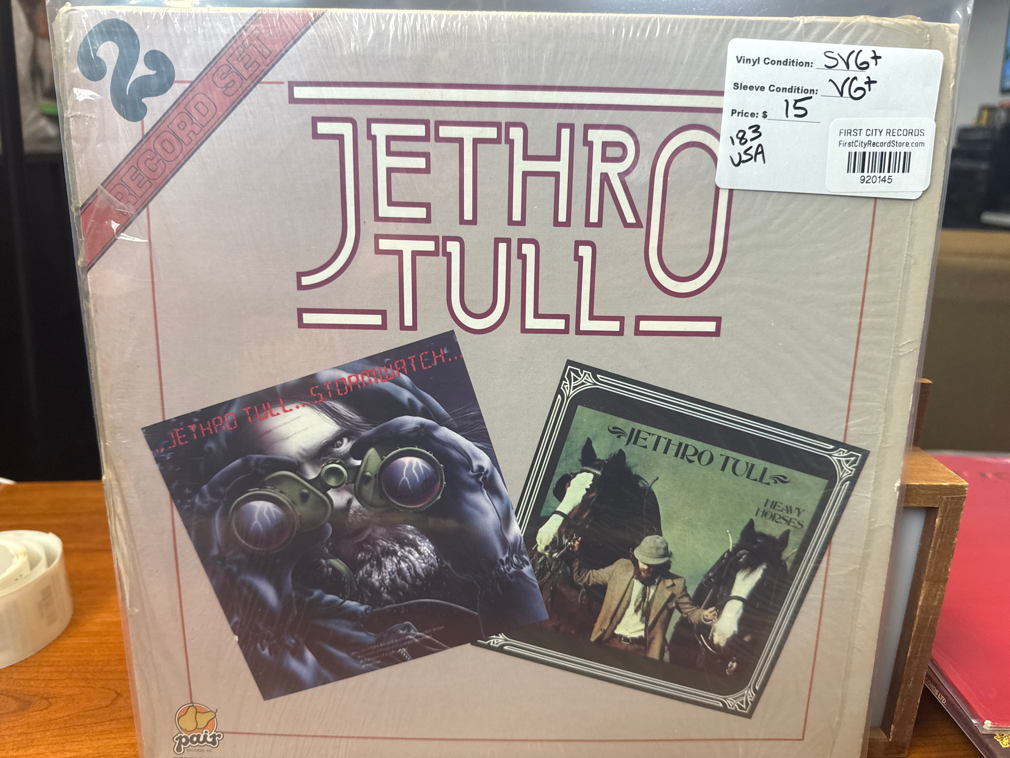 Jethro Tull - 2 Record Set: Stormwatch / Heavy Horses (1983, USED)