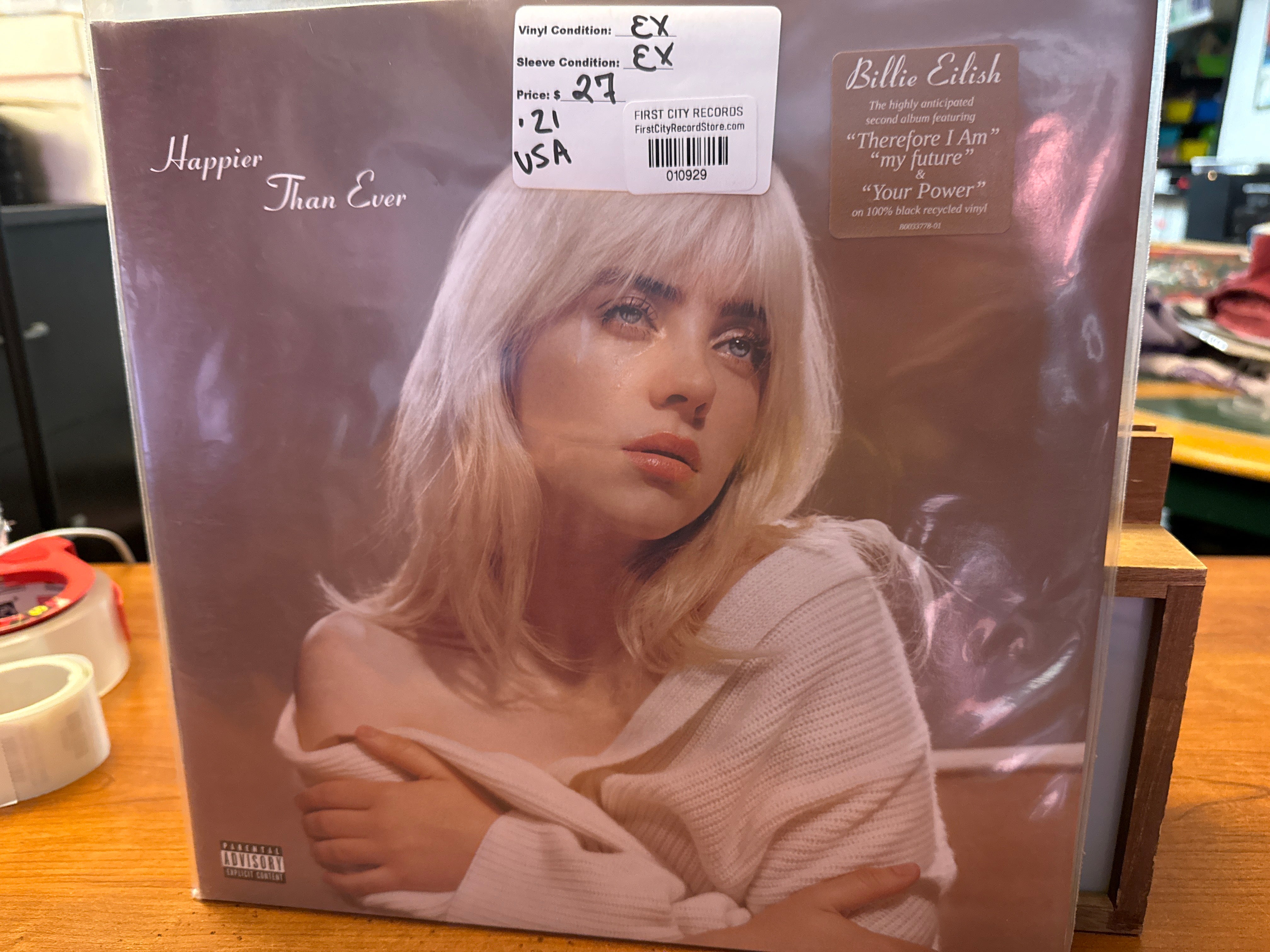 Billie Eilish - Happier Than Ever (2021, USED)