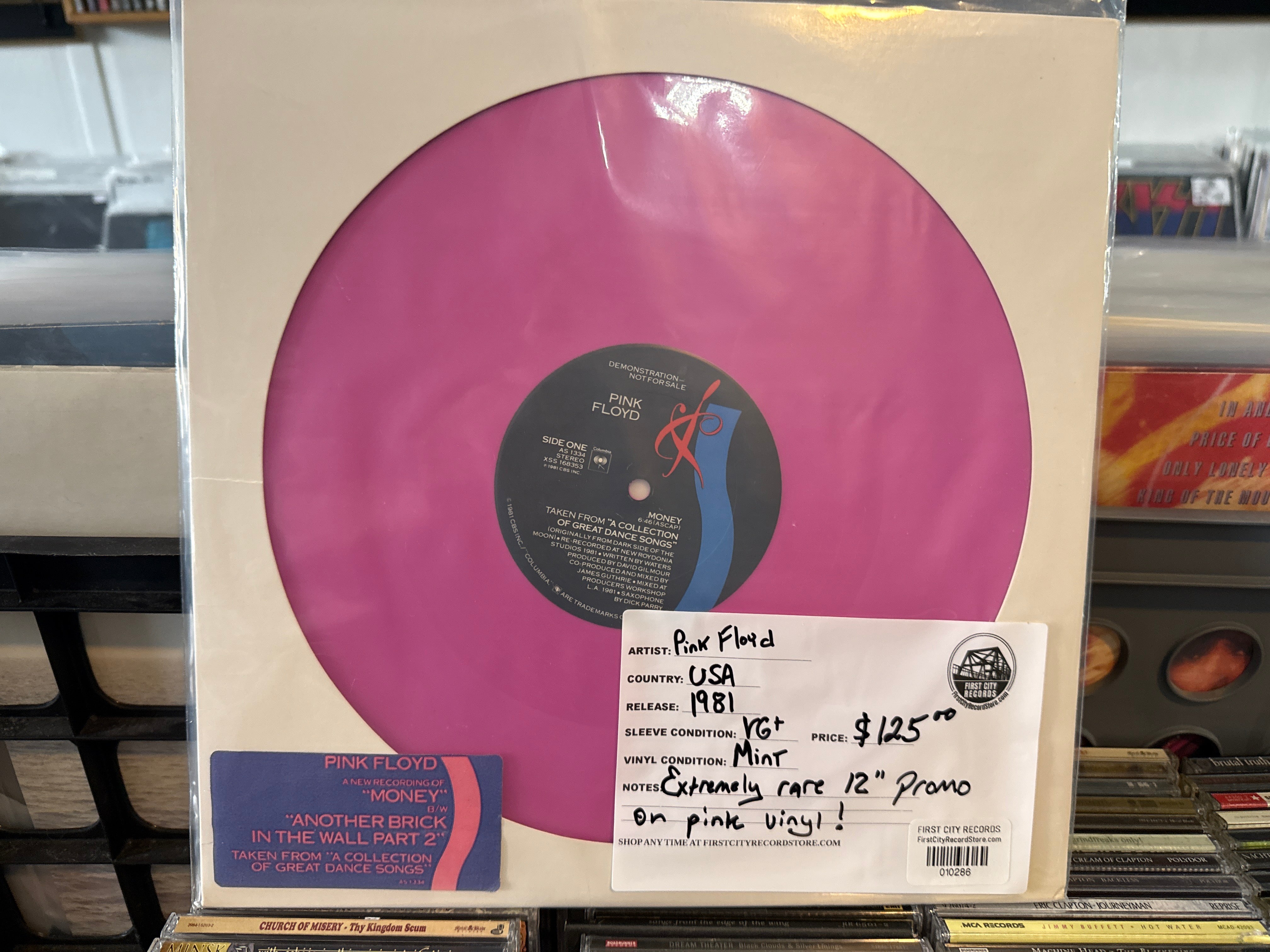 Pink Floyd - Money/ Another Brick In The Wall (1981, Promo, USED)
