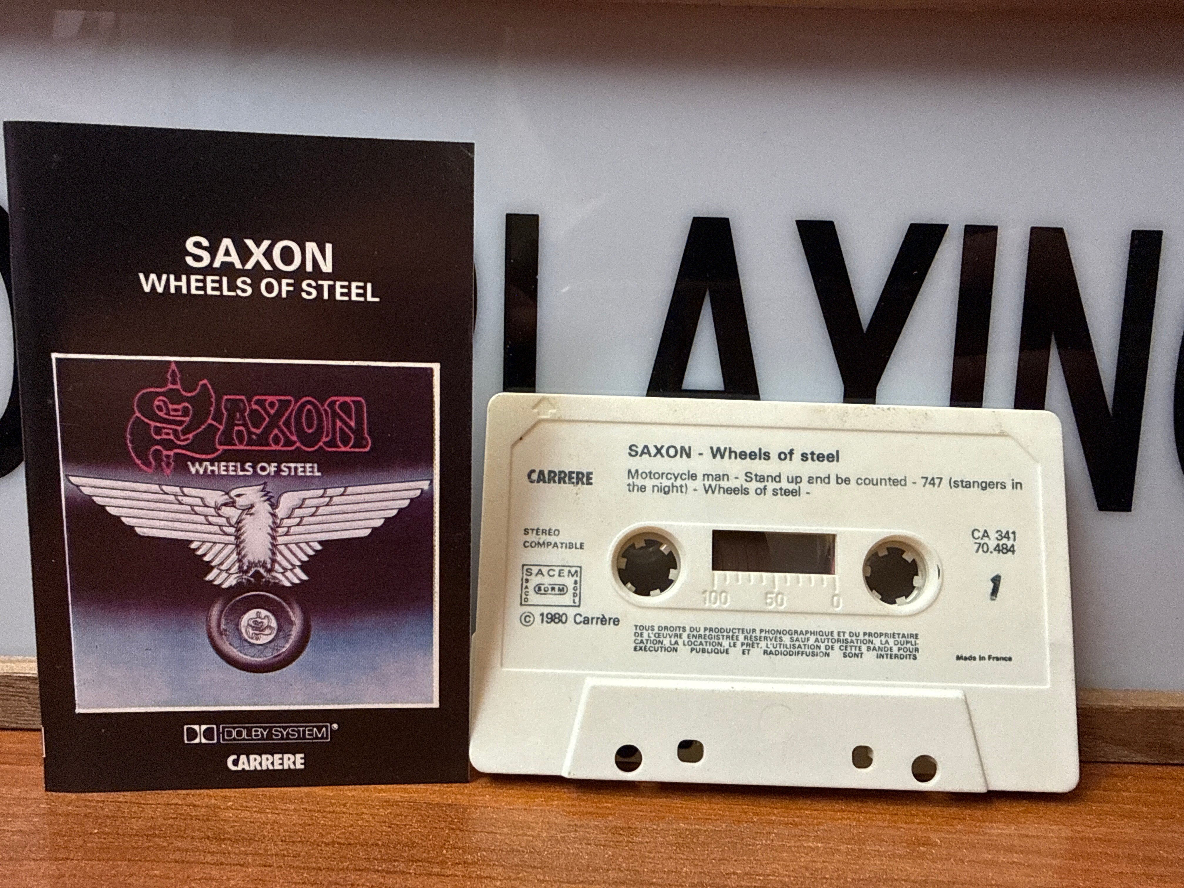 Saxon - Wheels of Steel (French Pressing, CASSETTE)