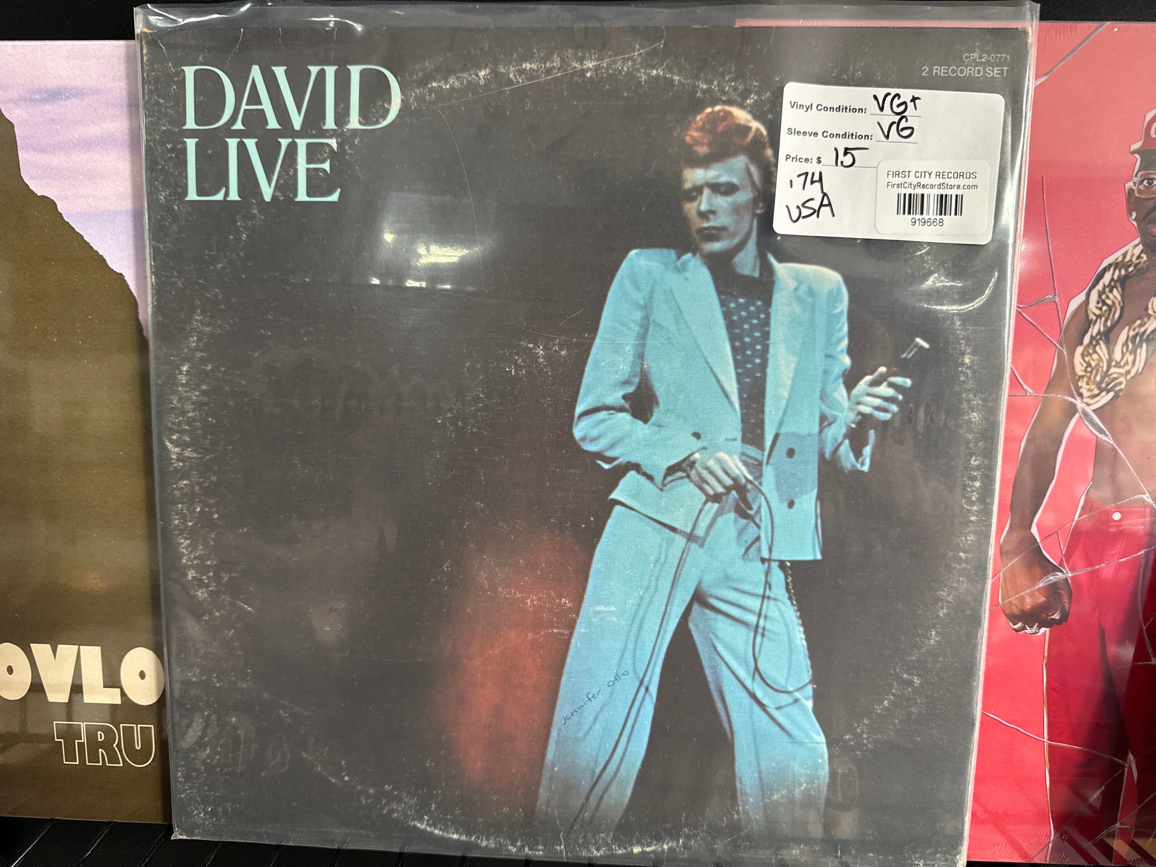 David Bowie - Bowie Live (1974, USED)