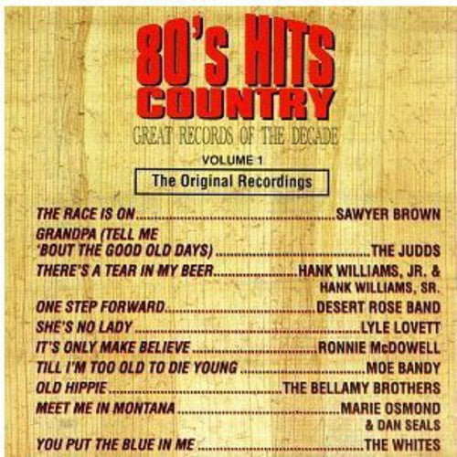 the album cover for Great Records Of The Decade - 80's Country Hits 1 / Various