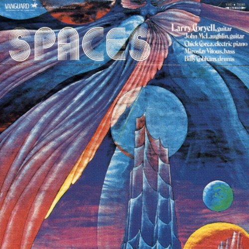 the album cover for Larry Coryell - Spaces