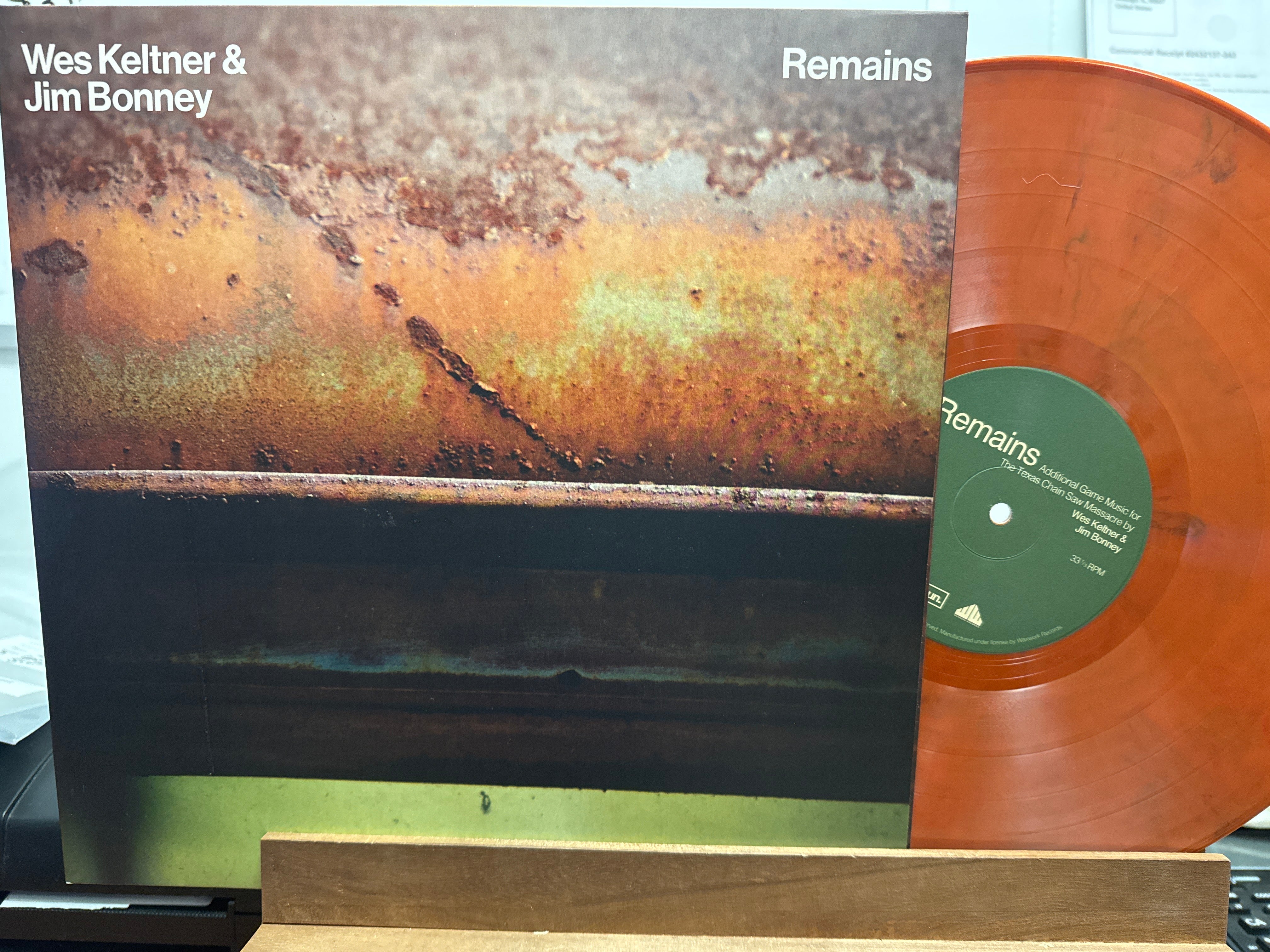 Wes Keltner & Jim Bonney - Remains: Additional Music From the Texas Chain Saw Massacre (Brown, USED)
