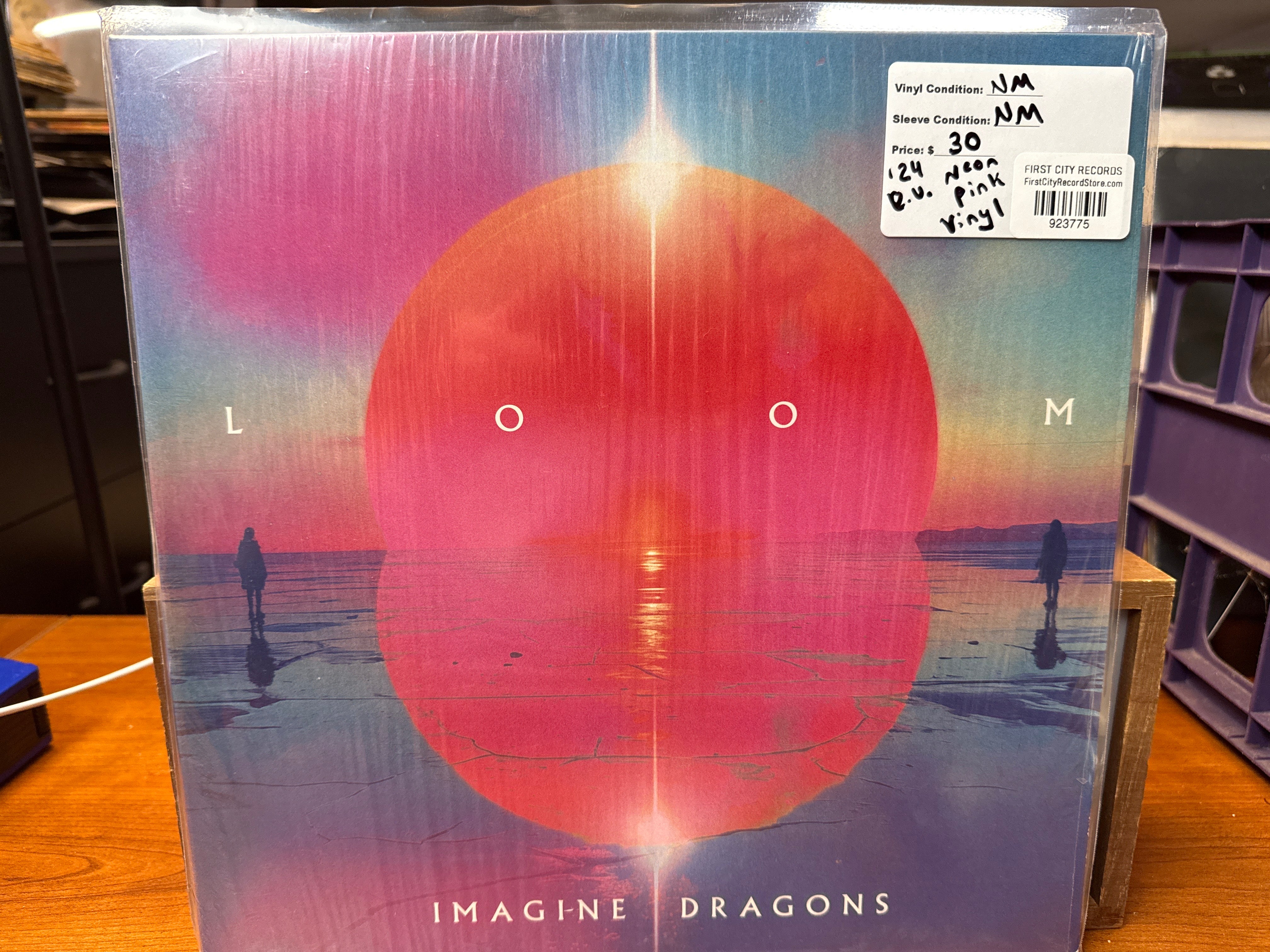 Imagine Dragons - Looming (2024 EU Pressing, Neon Pink Vinyl, USED)