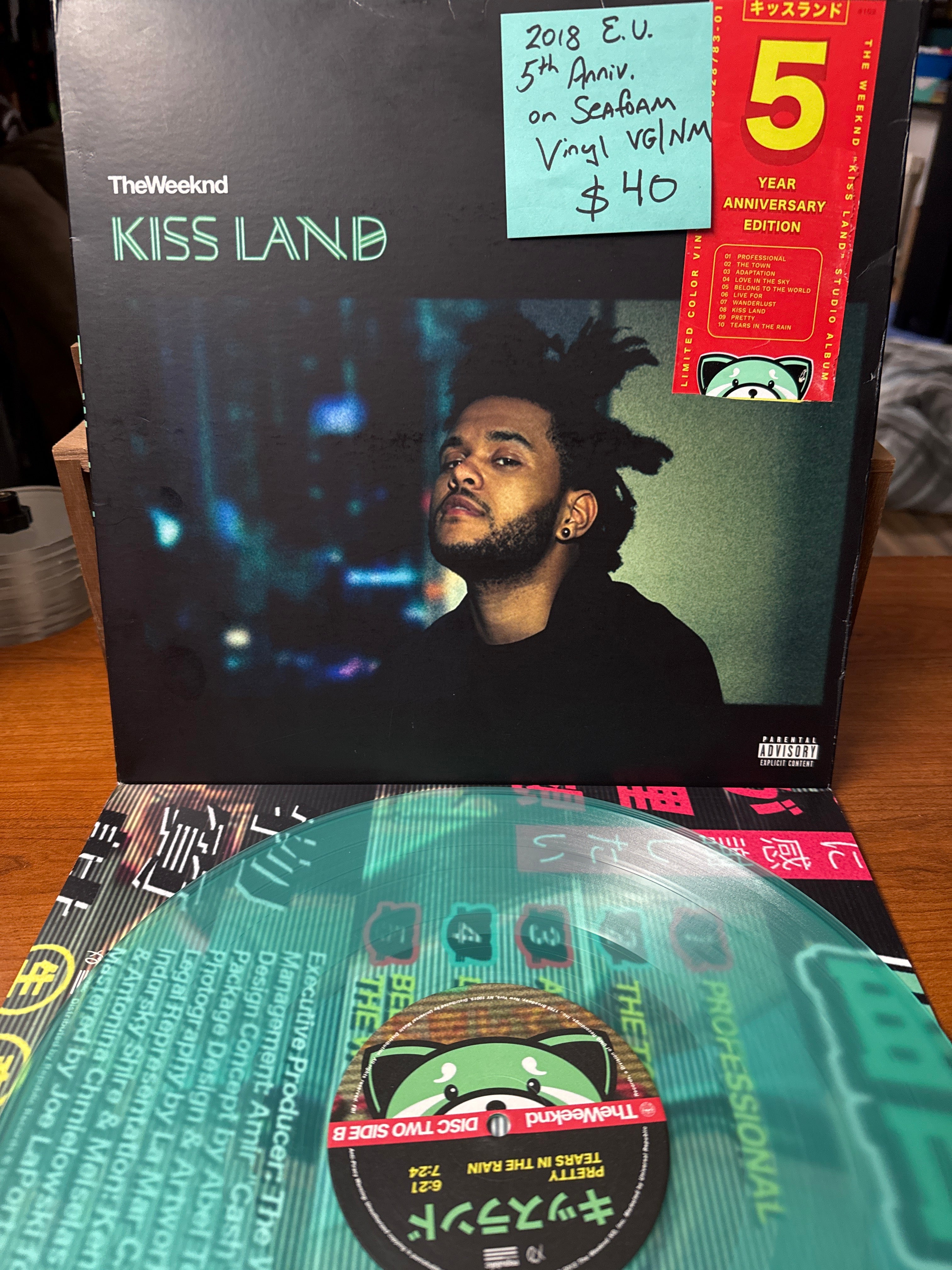 The Weeknd - Kissland (Seafoam Green, USED)