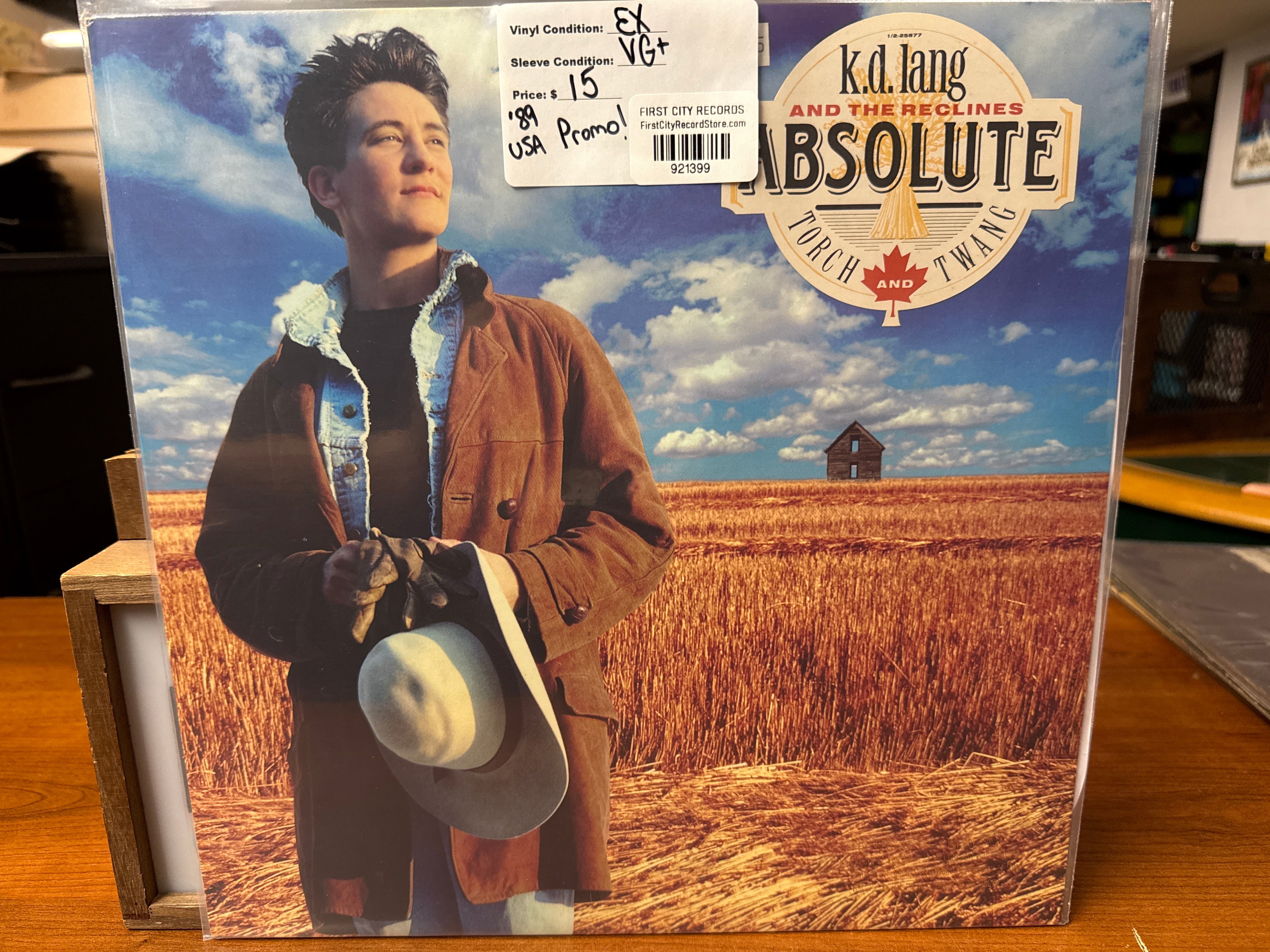 KD Lang - Torch and Twang (1989, Promo, USED)