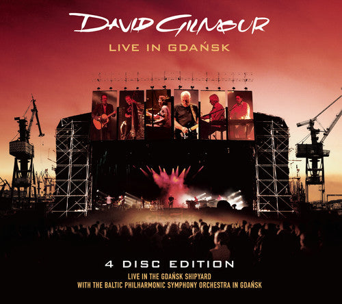 the album cover for David Gilmour - Live In Gdansk [2CD and 2DVD]