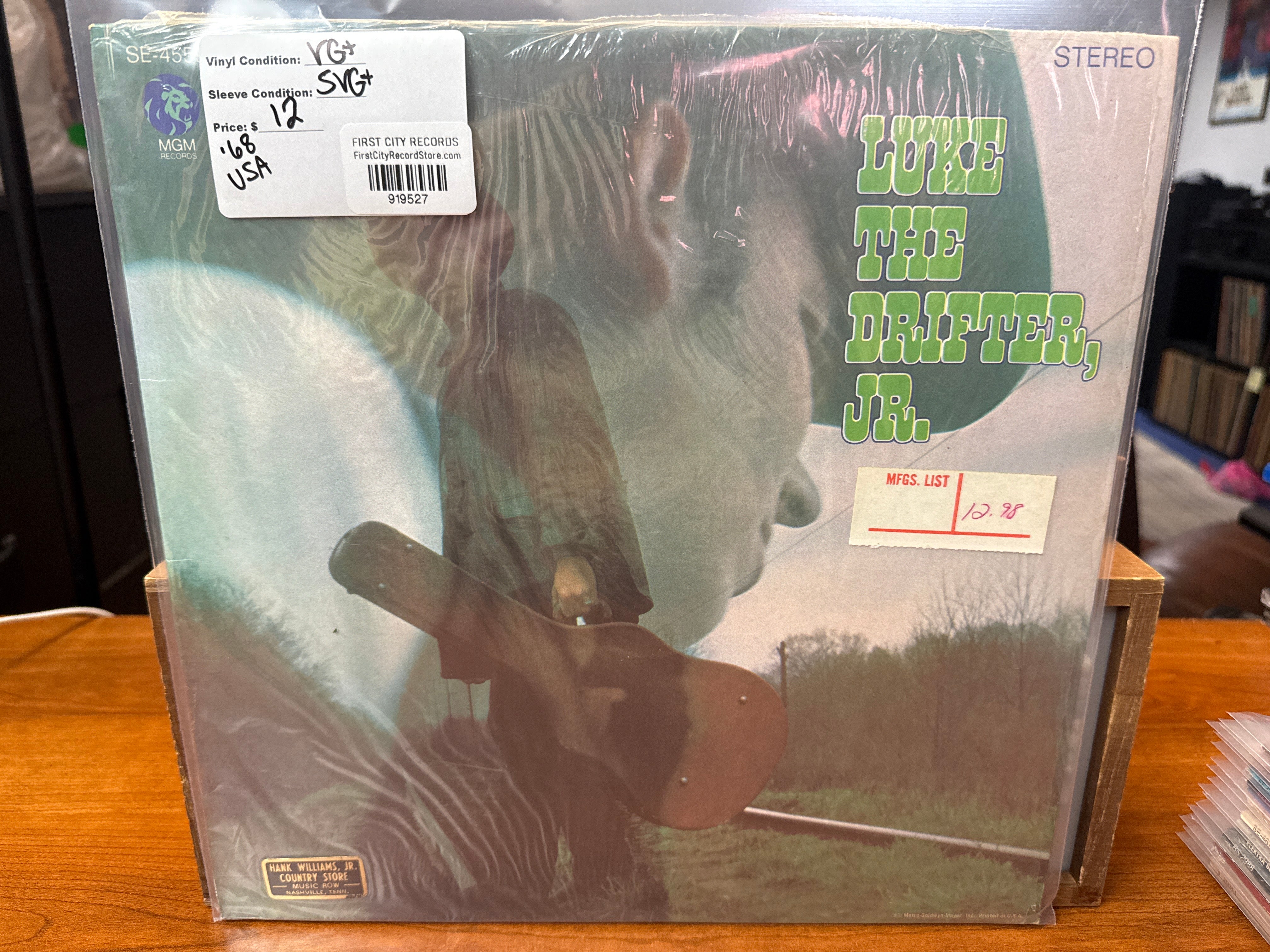 Luke The Drifter Jr - Self Titled (1968, USED)