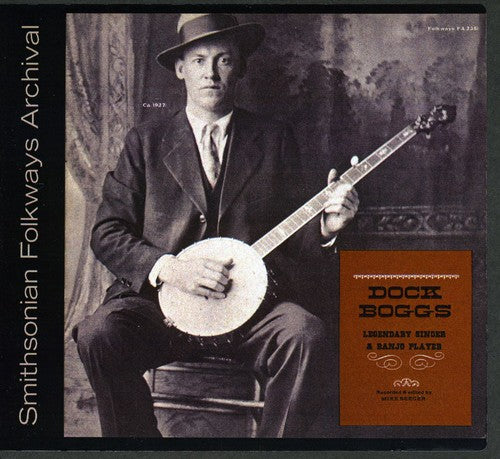 the album cover for Dock Boggs - Dock Boggs: Legendary Singer and Banjo Player
