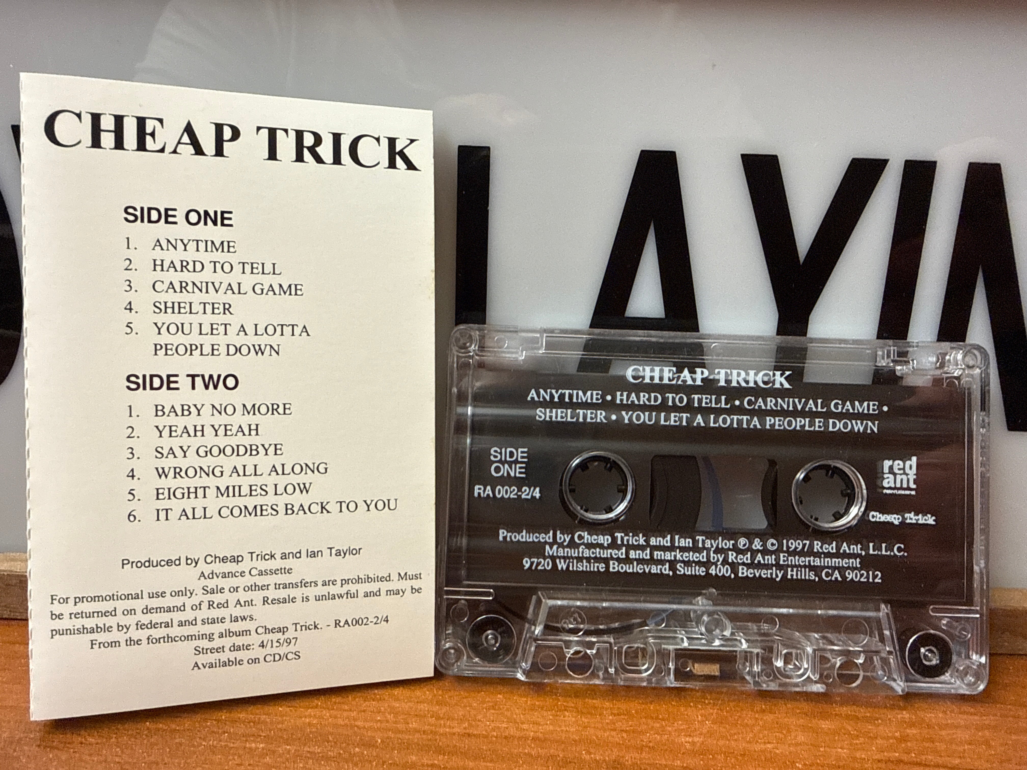 Cheap Trick - Cheap Trick (Promo, CASSETTE)