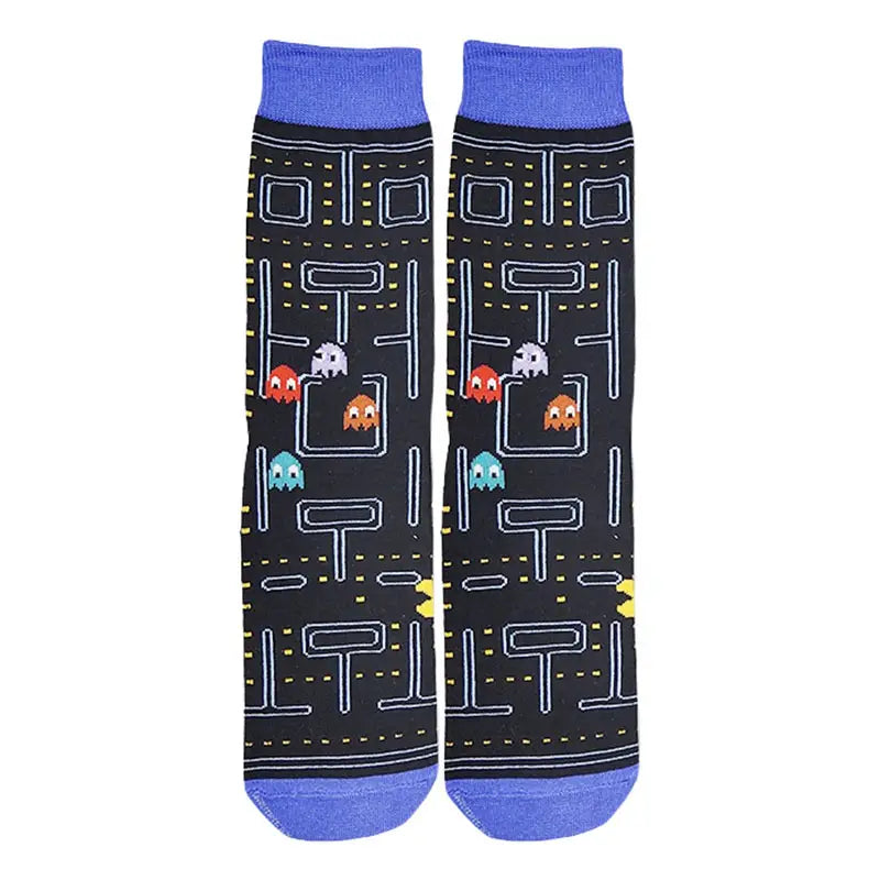 Pac-Man Socks (Size 7/10)