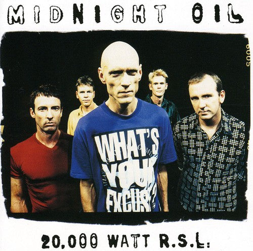 the album cover for Midnight Oil - 20 000 Watt Rsl (Best Of Midnight O [Import]
