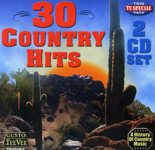 the album cover for Country Hits - 30 Country Hits
