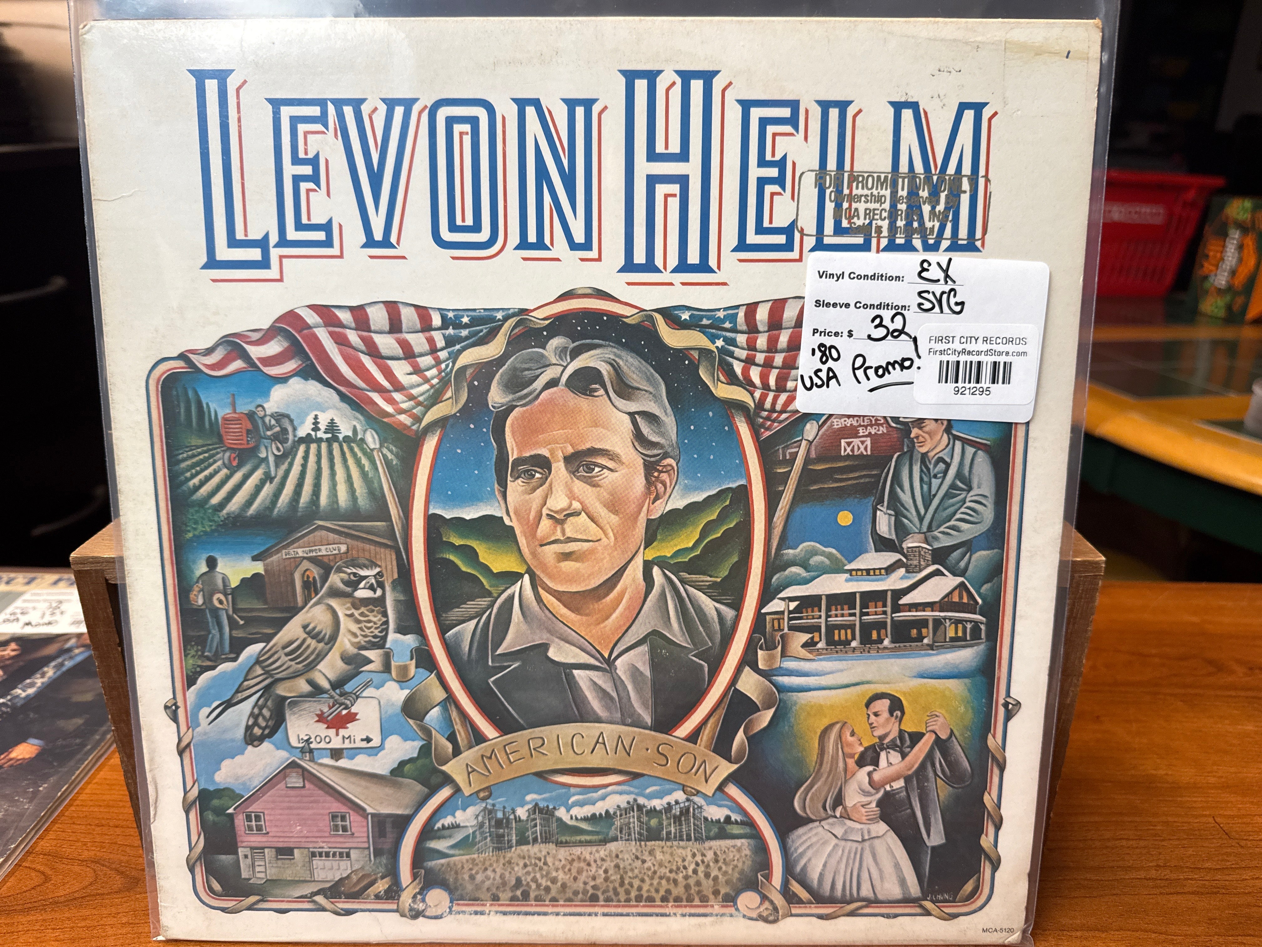 Levon Helm ‎– American Son (1980, Promo, USED)