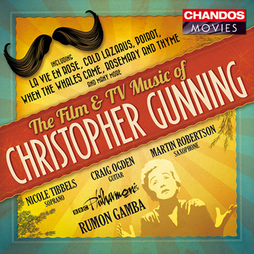 the album cover for Rumon Gamba - Film & TV Music of Christopher Gunning