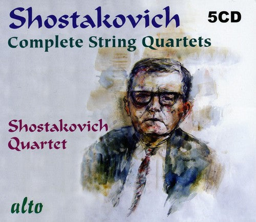 the album cover for Shostakovich Quartet - Complete String Quartets