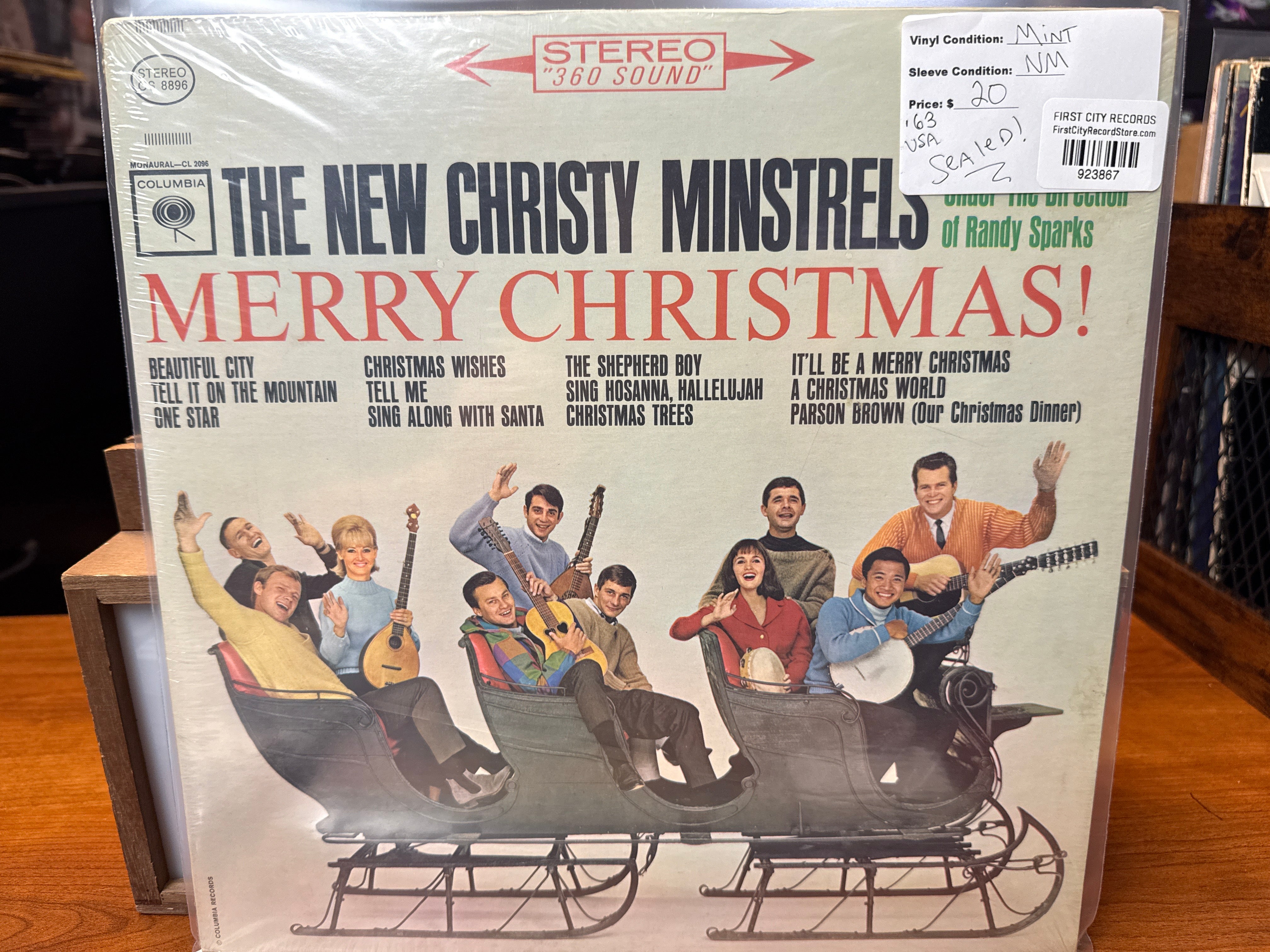 New Christy Minstrels - Merry Christmas (1963, Sealed, USED)