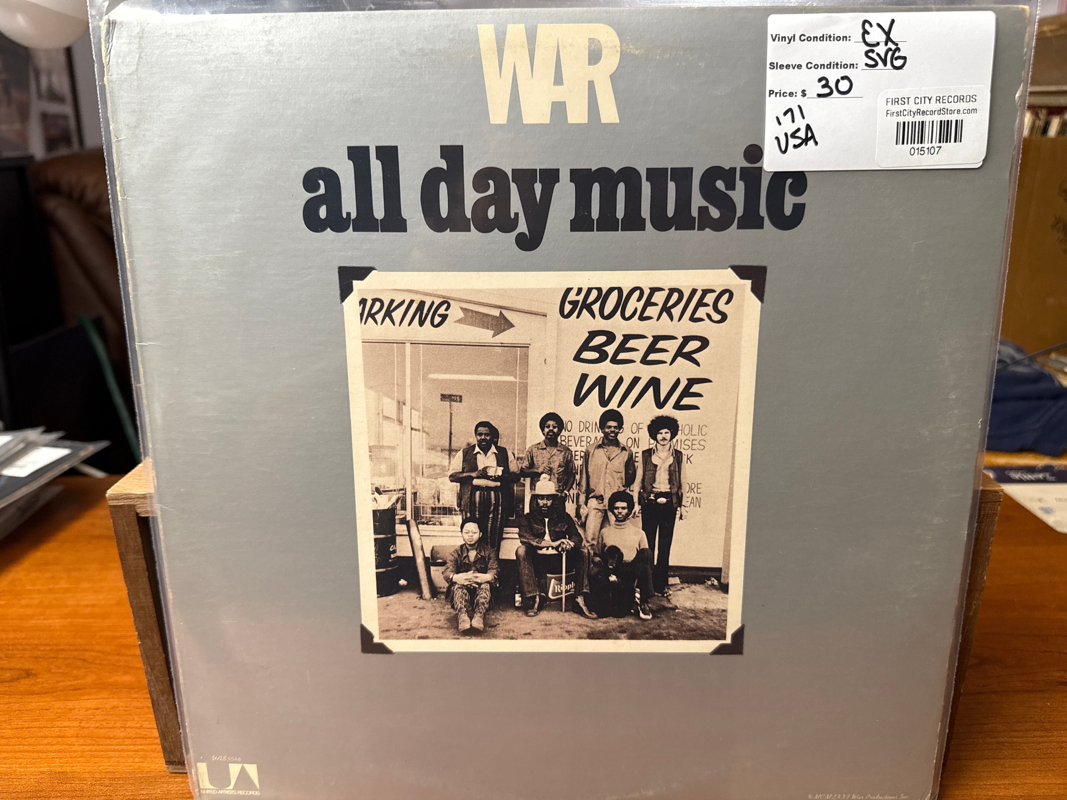 WAR - All Day Music (1971, USED)