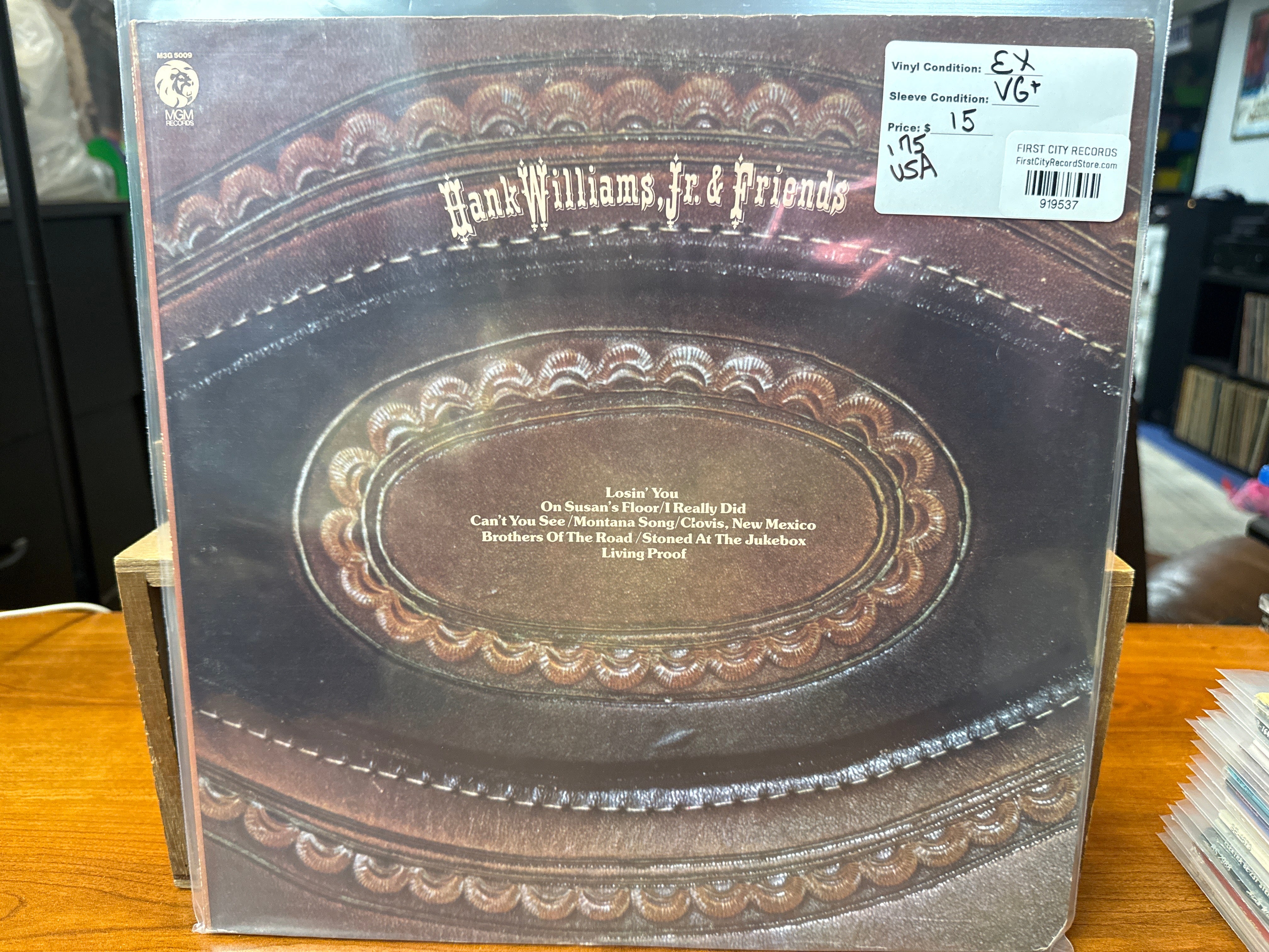 Hank Williams Jr & Friends - Self Titled (1975, USED)