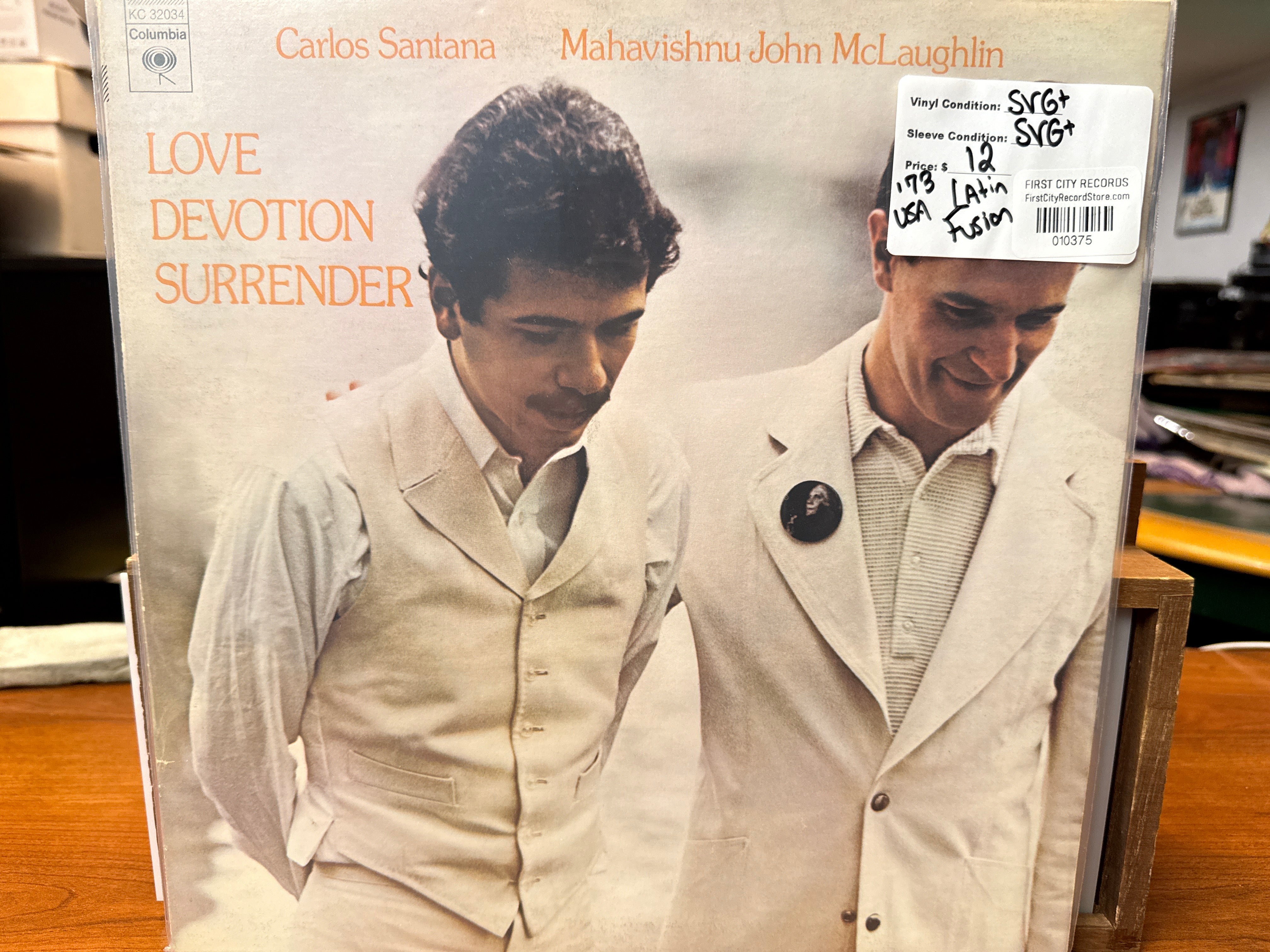 Santana - Love Devotion Surrender (1973, USED)