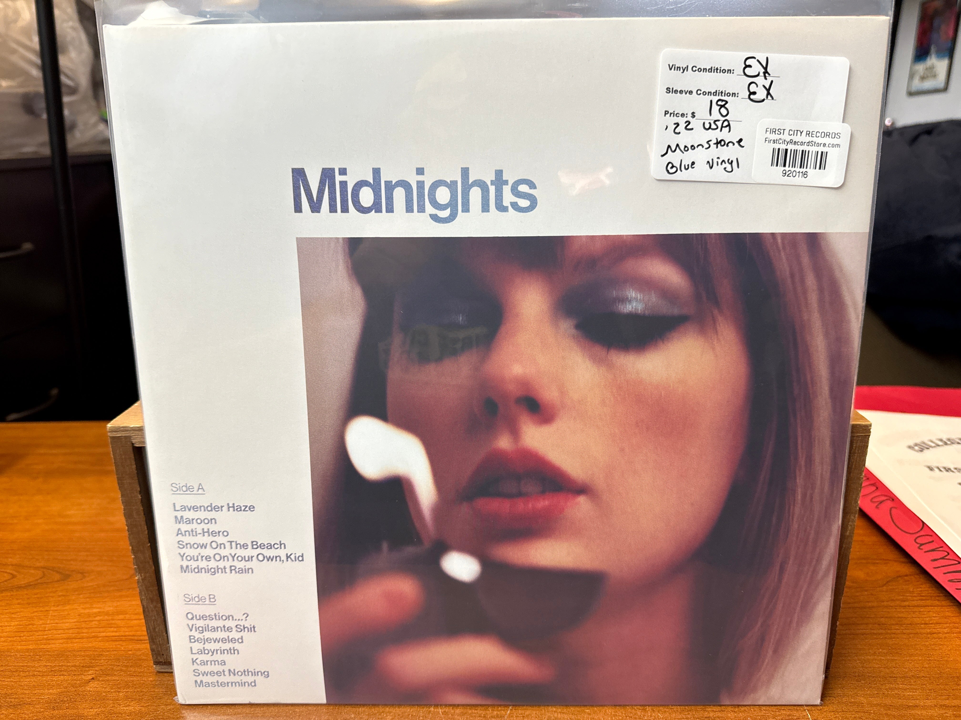 Taylor Swift - Midnights (2022, Moonstone Blue, USED)