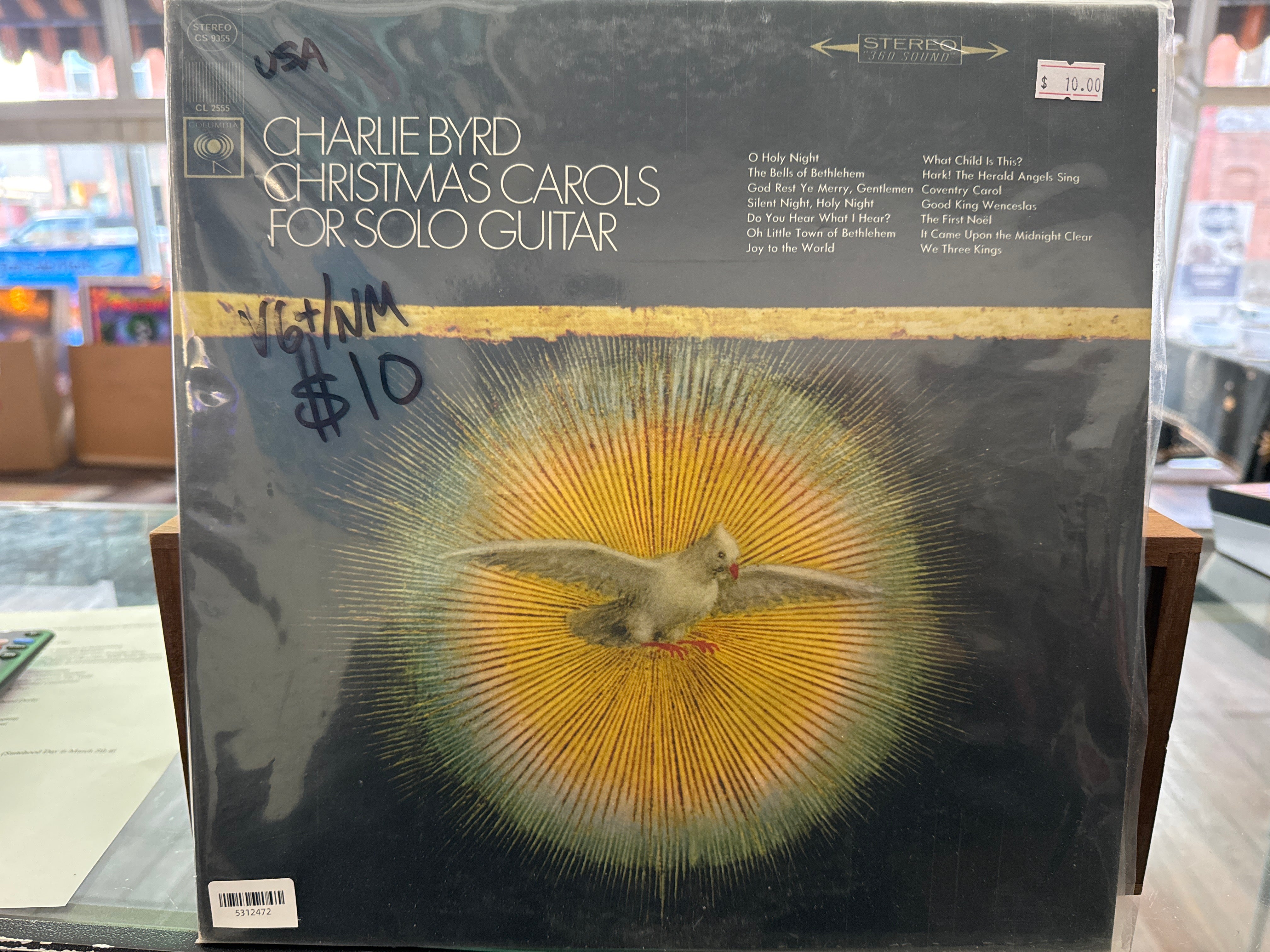 Charlie Byrd - Christmas Carols For Solo Guitar (USED)