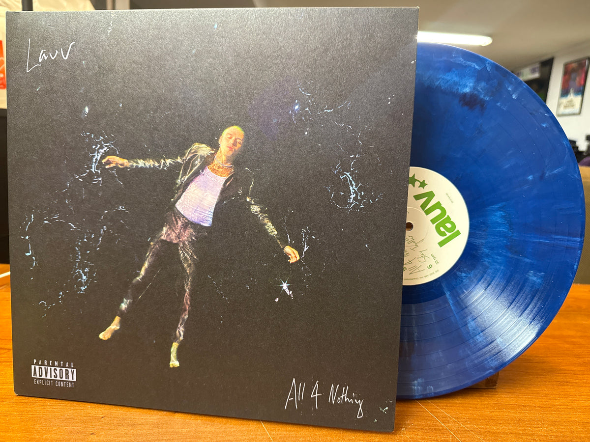 Lauv - All 4 Nothing (2022, Blue Marbled, USED)