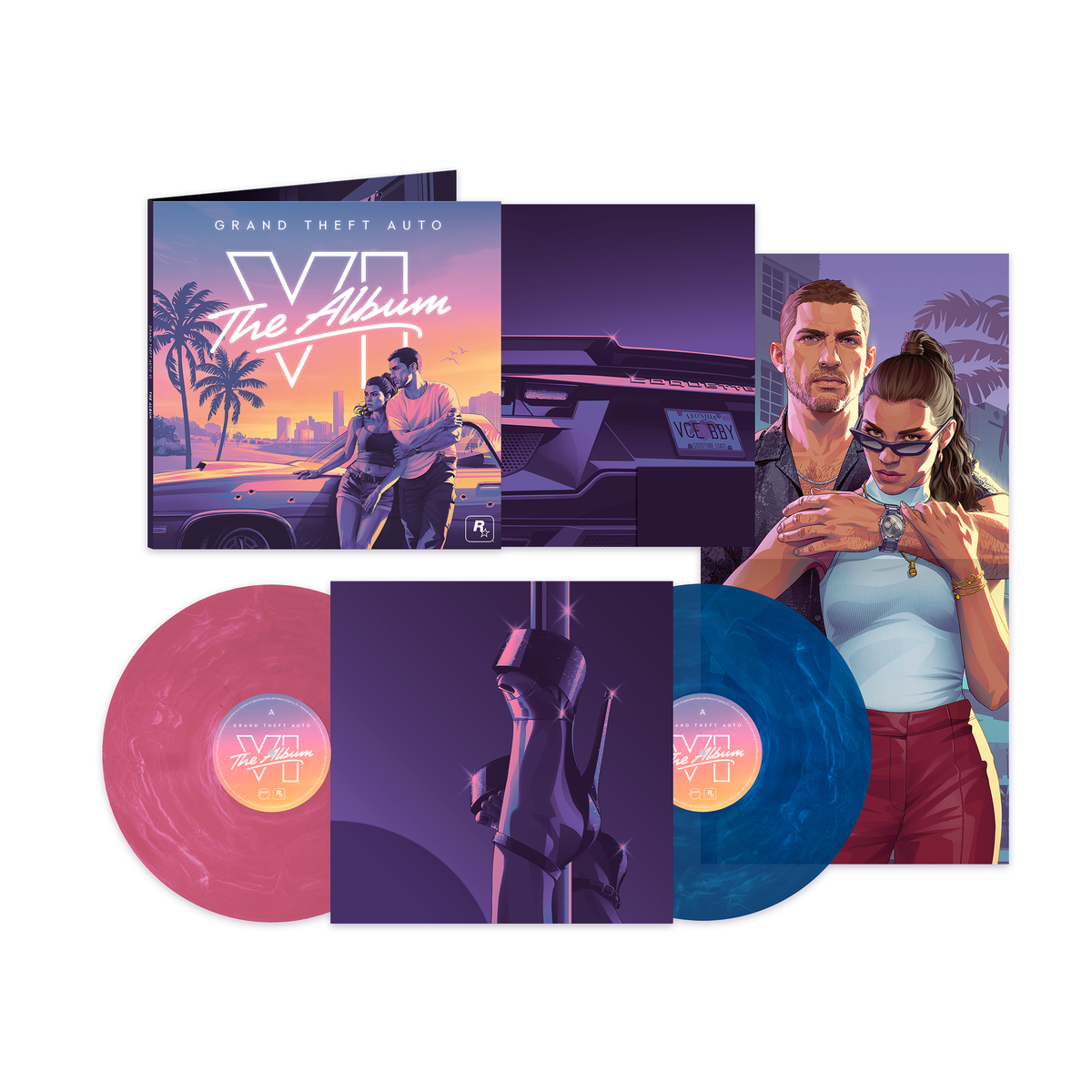 Grand Theft Auto VI: The Album (Indie Exclusive Pink/Blue Vinyl)