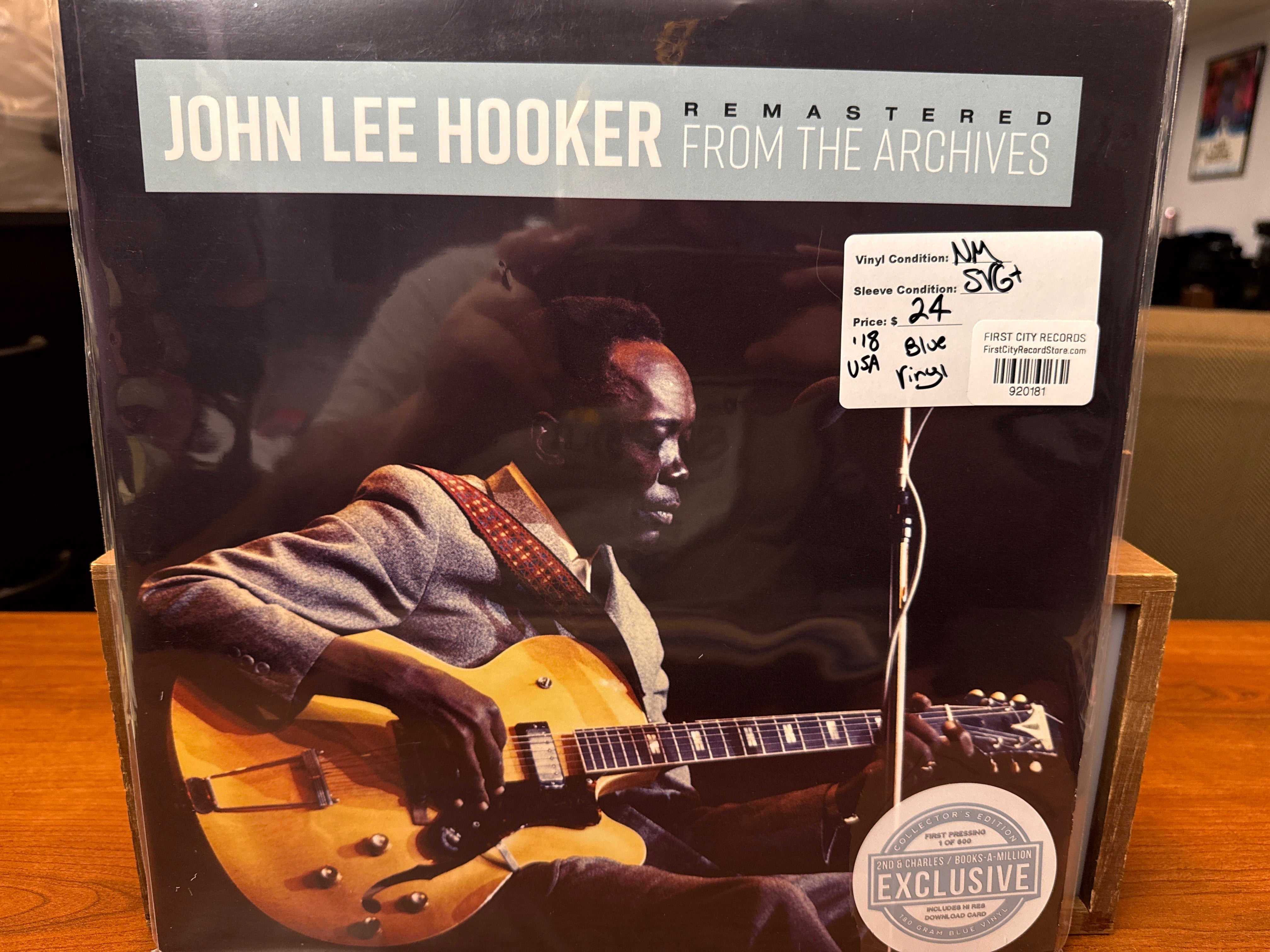 John Lee Hooker - From the Archives: Remastered (2018, Blue Vinyl, USED)