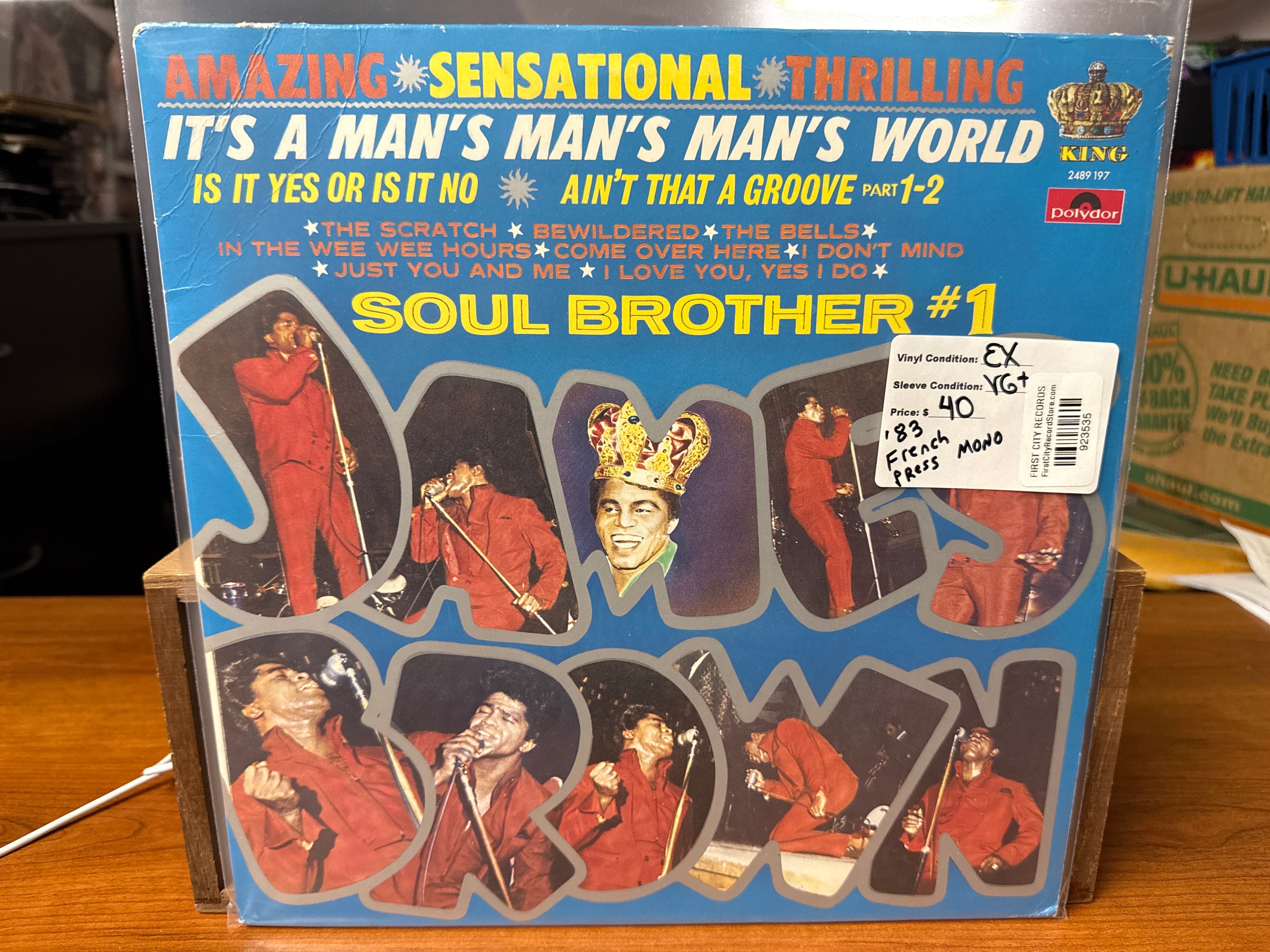 James Brown - Soul Brother #1 (1983, French Pressing, USED)