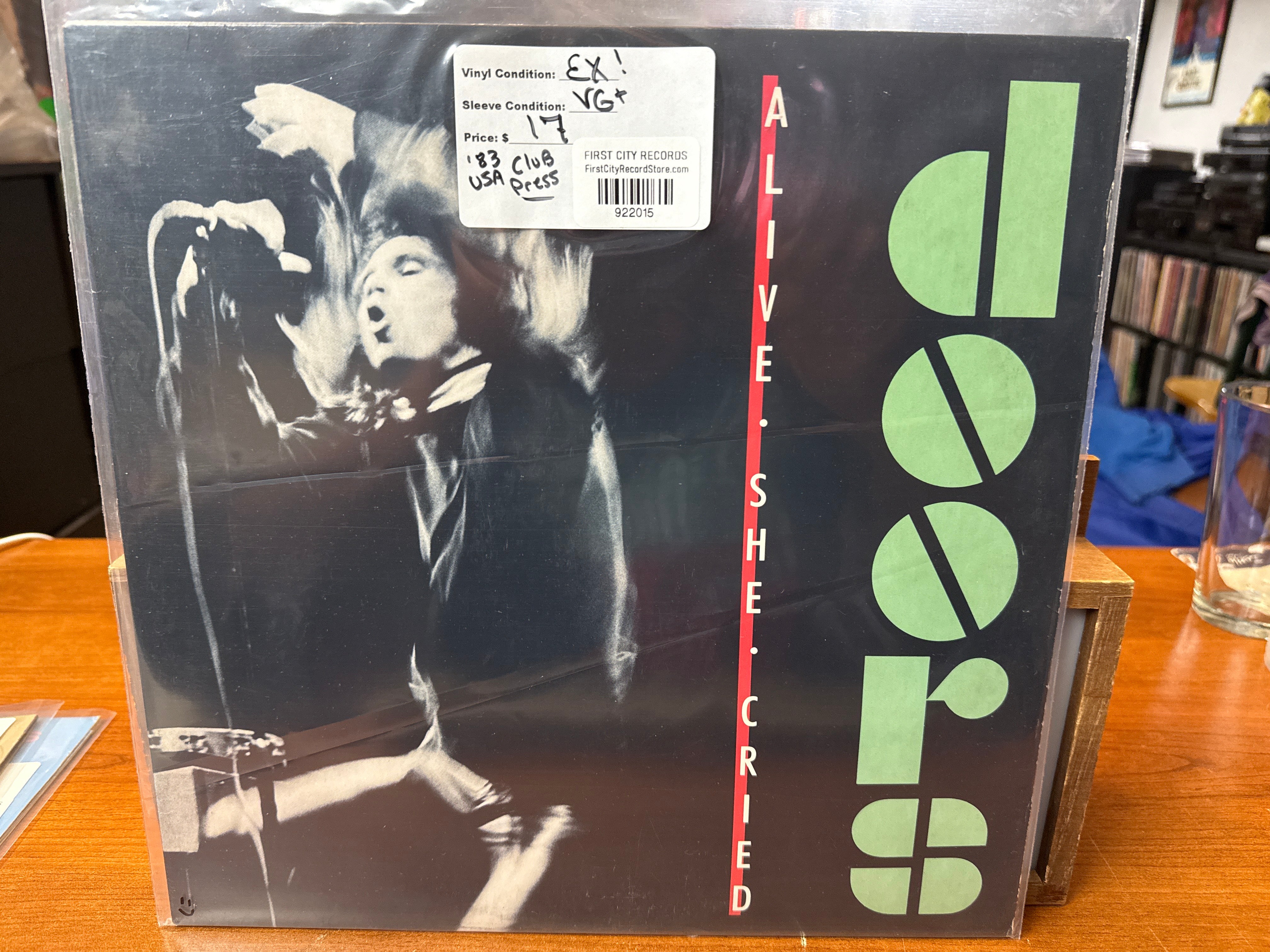 Doors - Alive She Cried (1983, Club Pressing, USED)