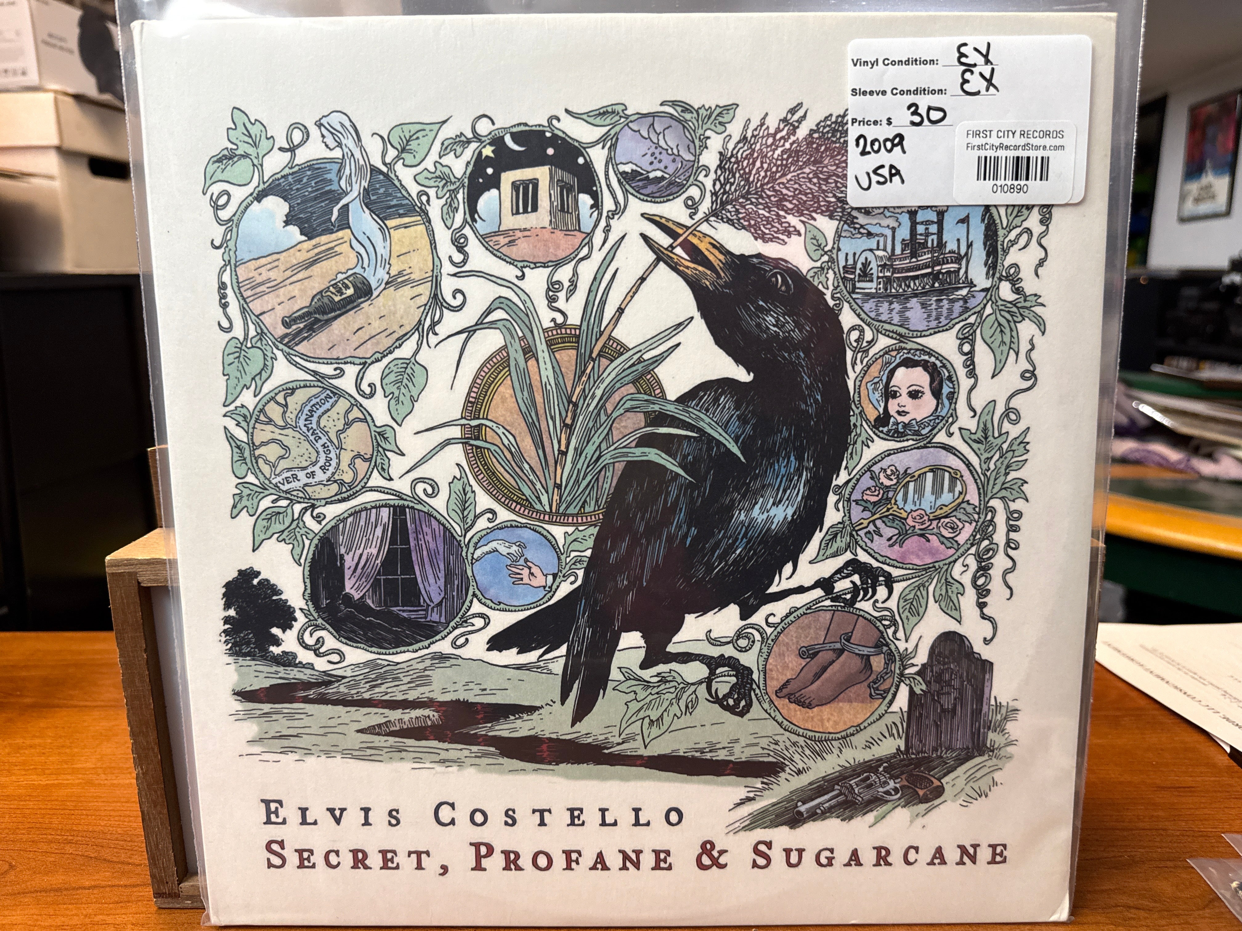 Elvis Costello - Secret Profane & Sugarcane (2009, USED)
