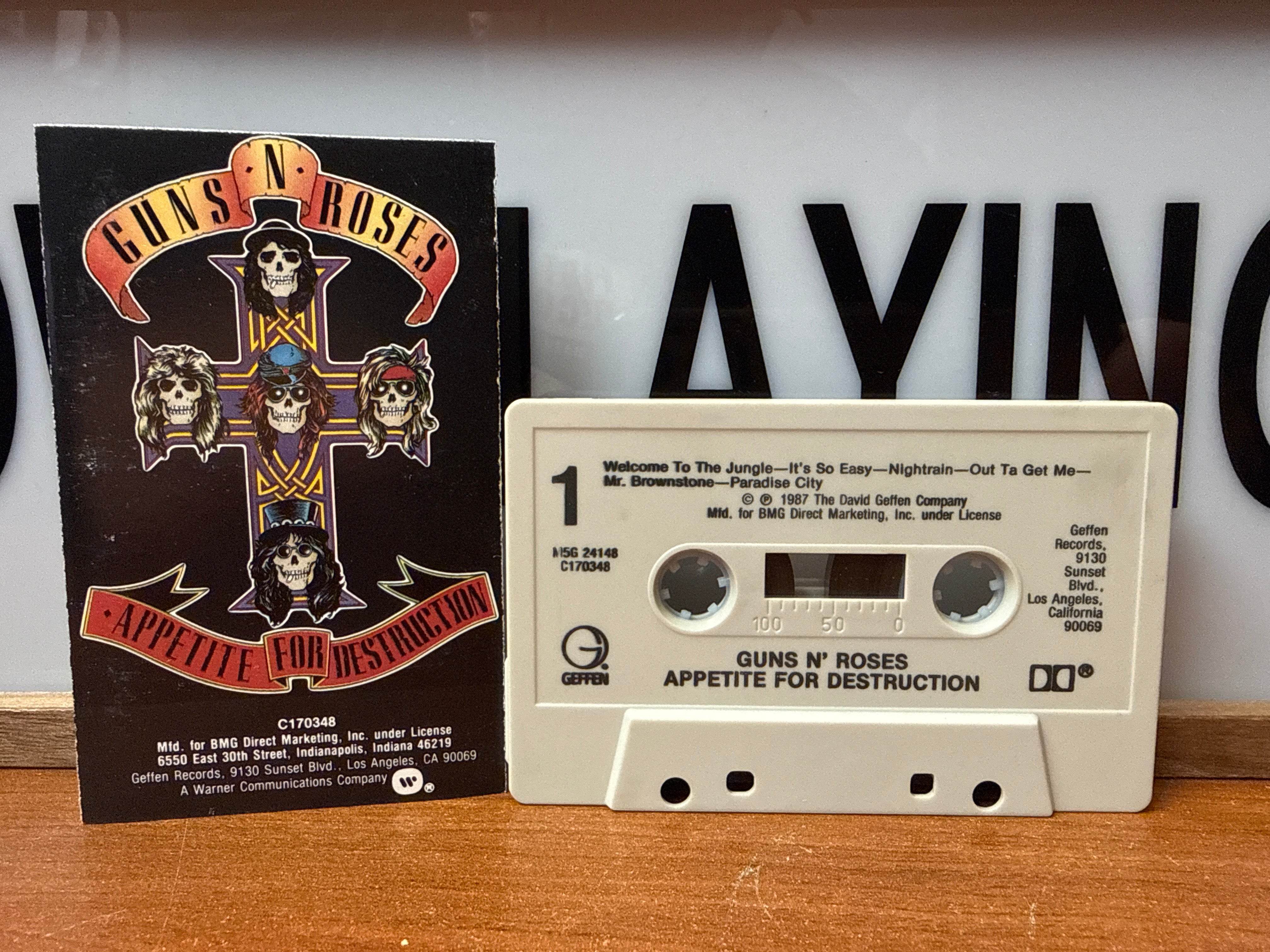 Guns n Roses - Appetite For Destruction (CASSETTE)