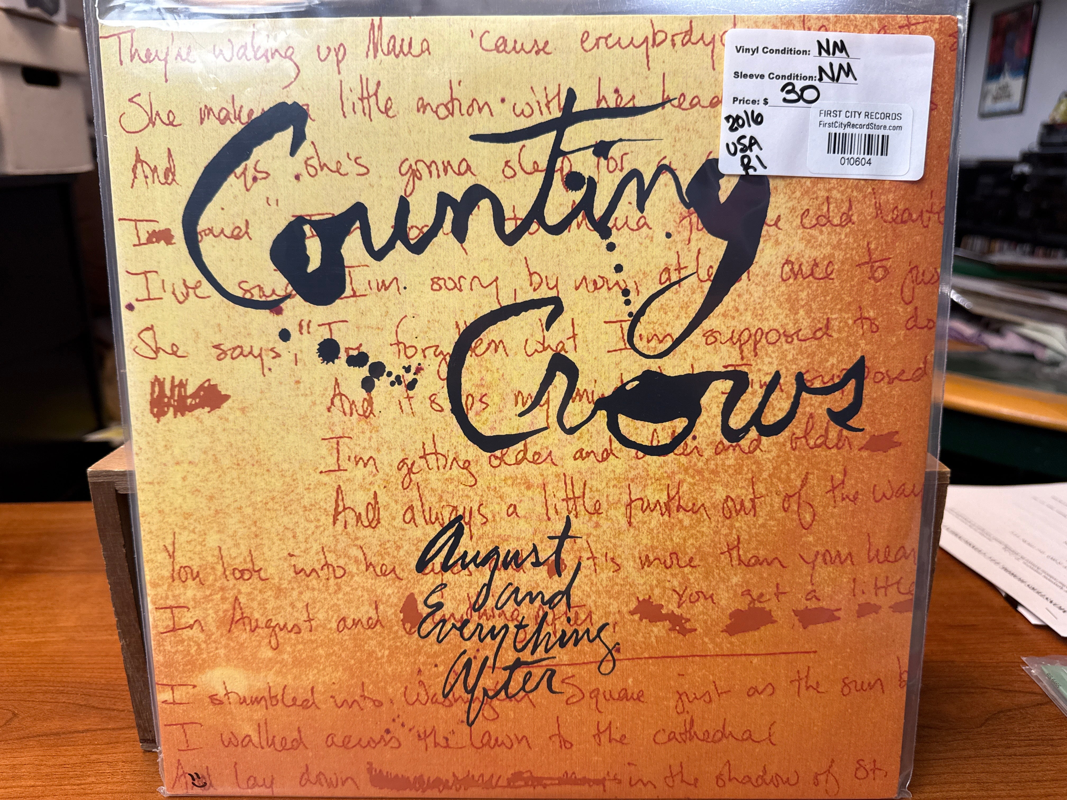 Counting Crows - August and Everything After (2016, USED)