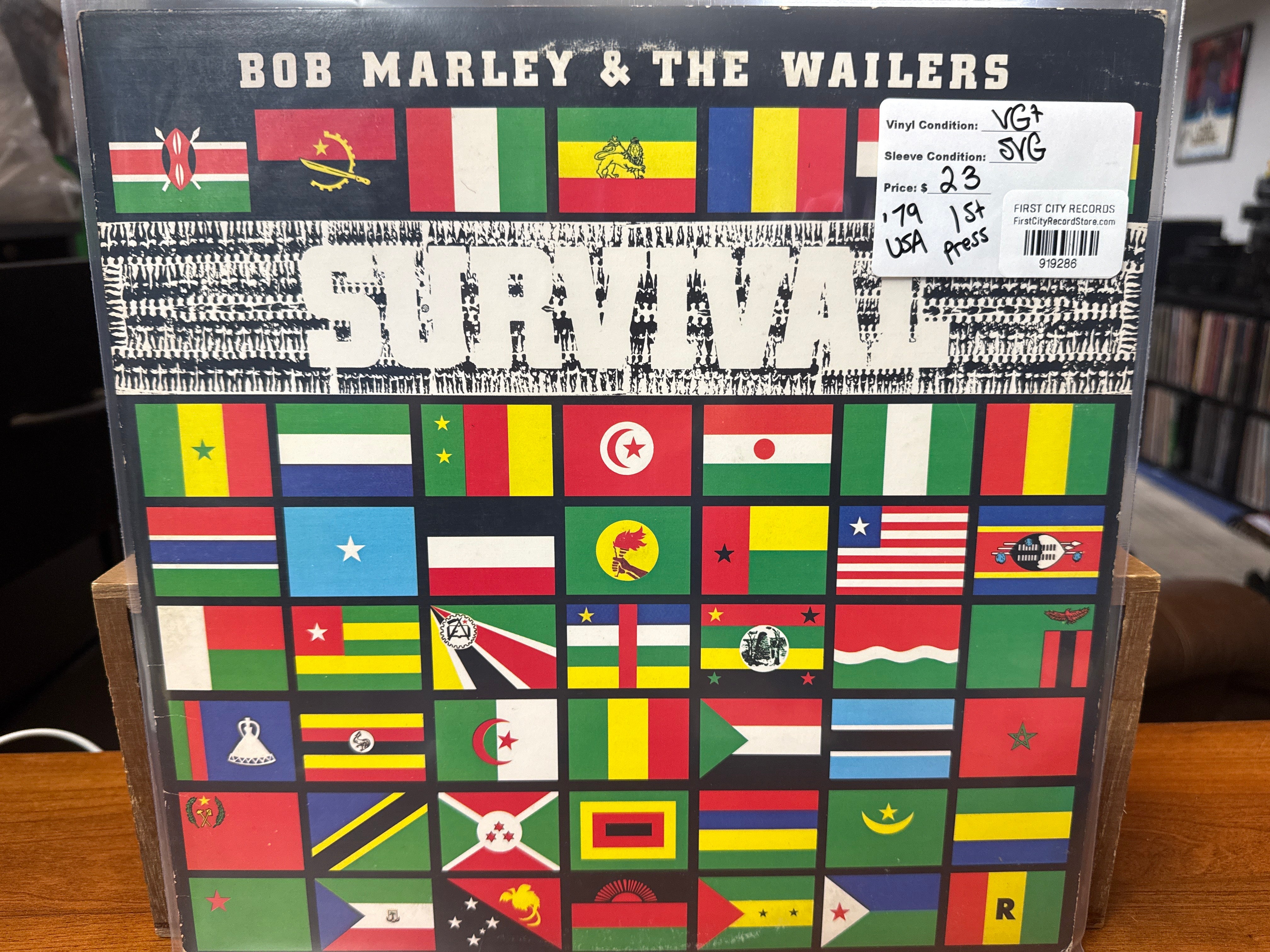 Bob Marley & The Wailers - Survival (1979, 1st Pressing, USED)