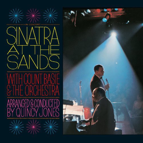 the album cover for Frank Sinatra - Sinatra at the Sands