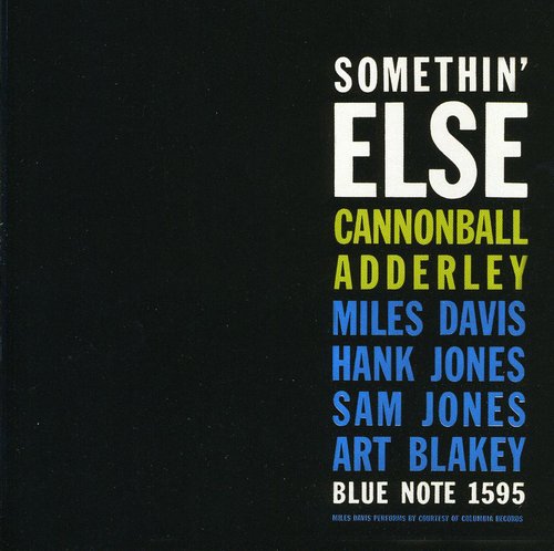 the album cover for Cannonball Adderley - Something Else (remastered)